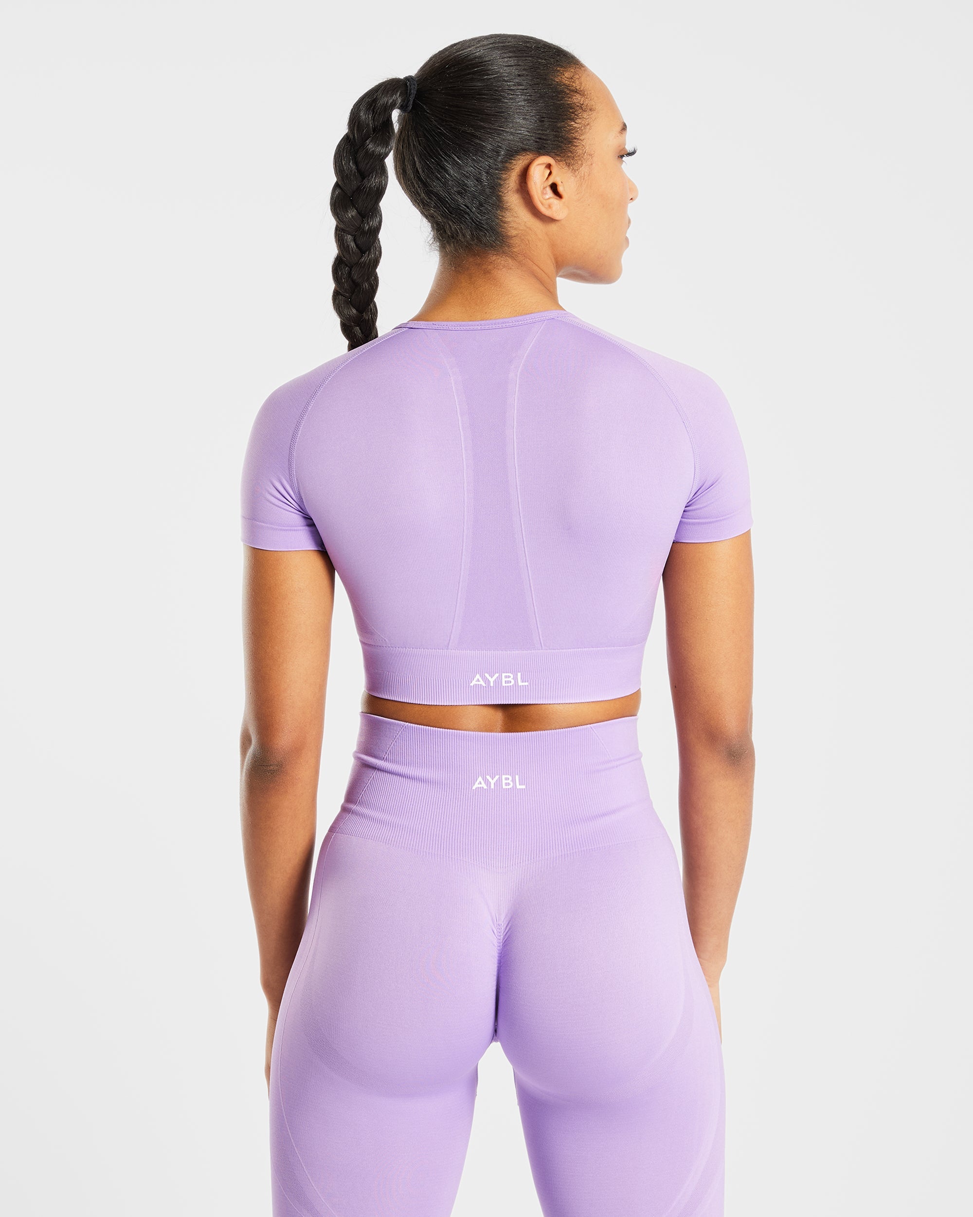 Empower Seamless Crop Top - Lila