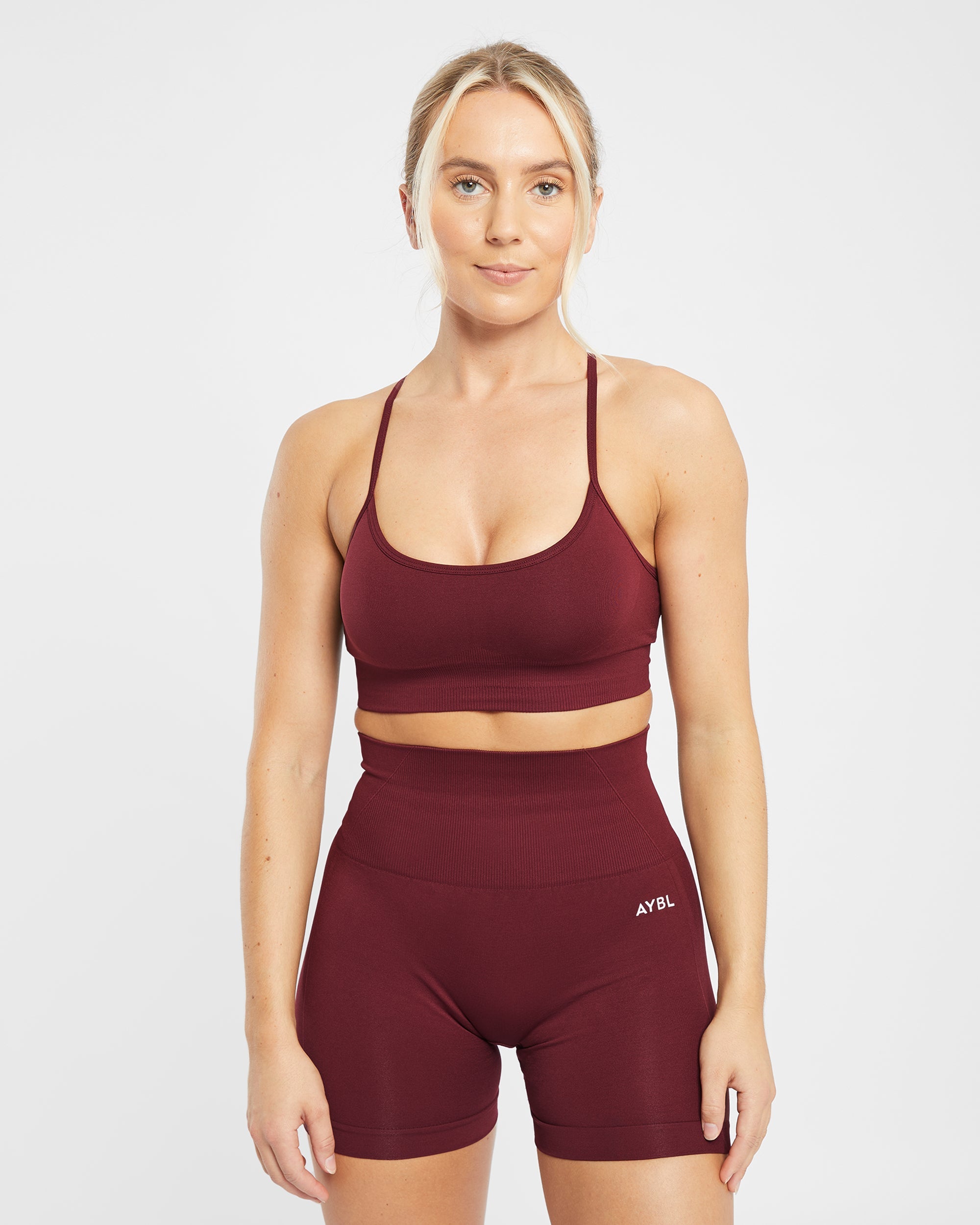 Empower Seamless Sports Bra - Rot Wine