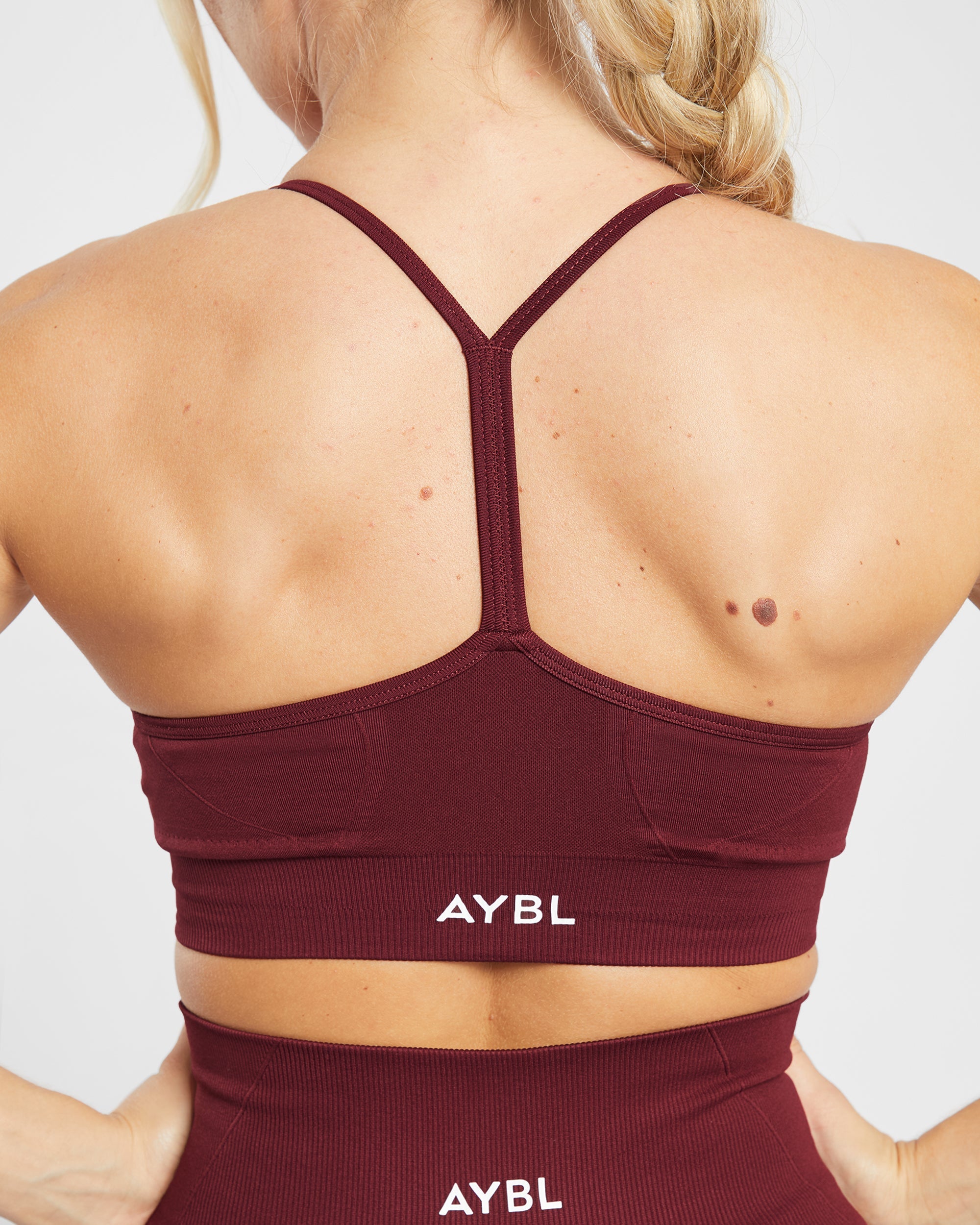 Empower Seamless Sports Bra - Rot Wine