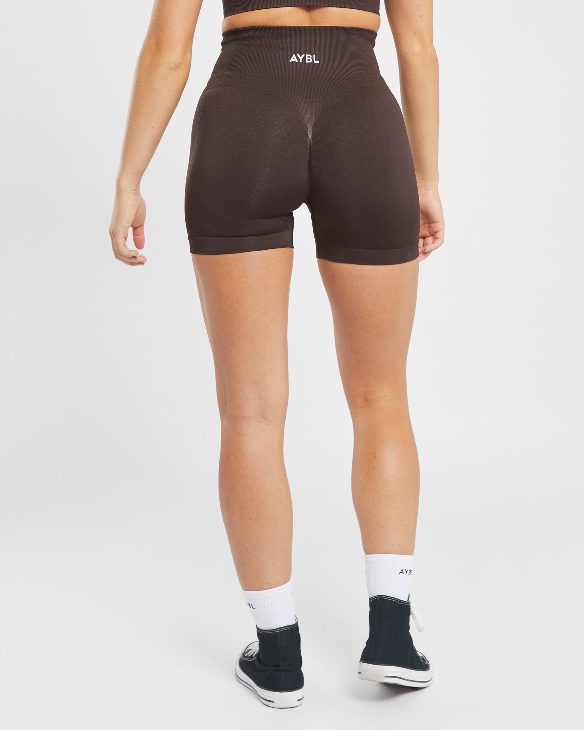 Empower Seamless Shorts - Cocoa Braun