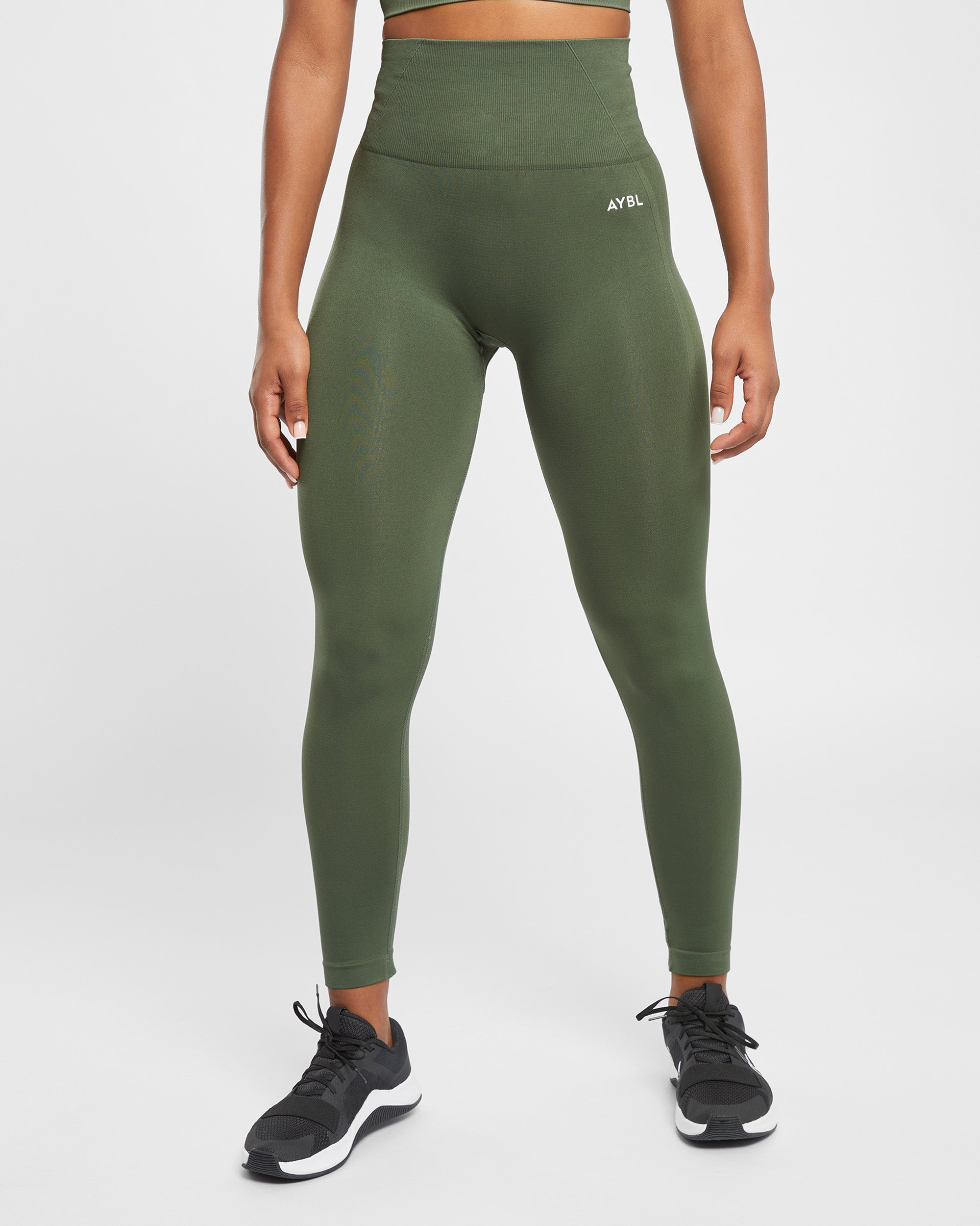 Empower Seamless Leggings - Khaki Grün