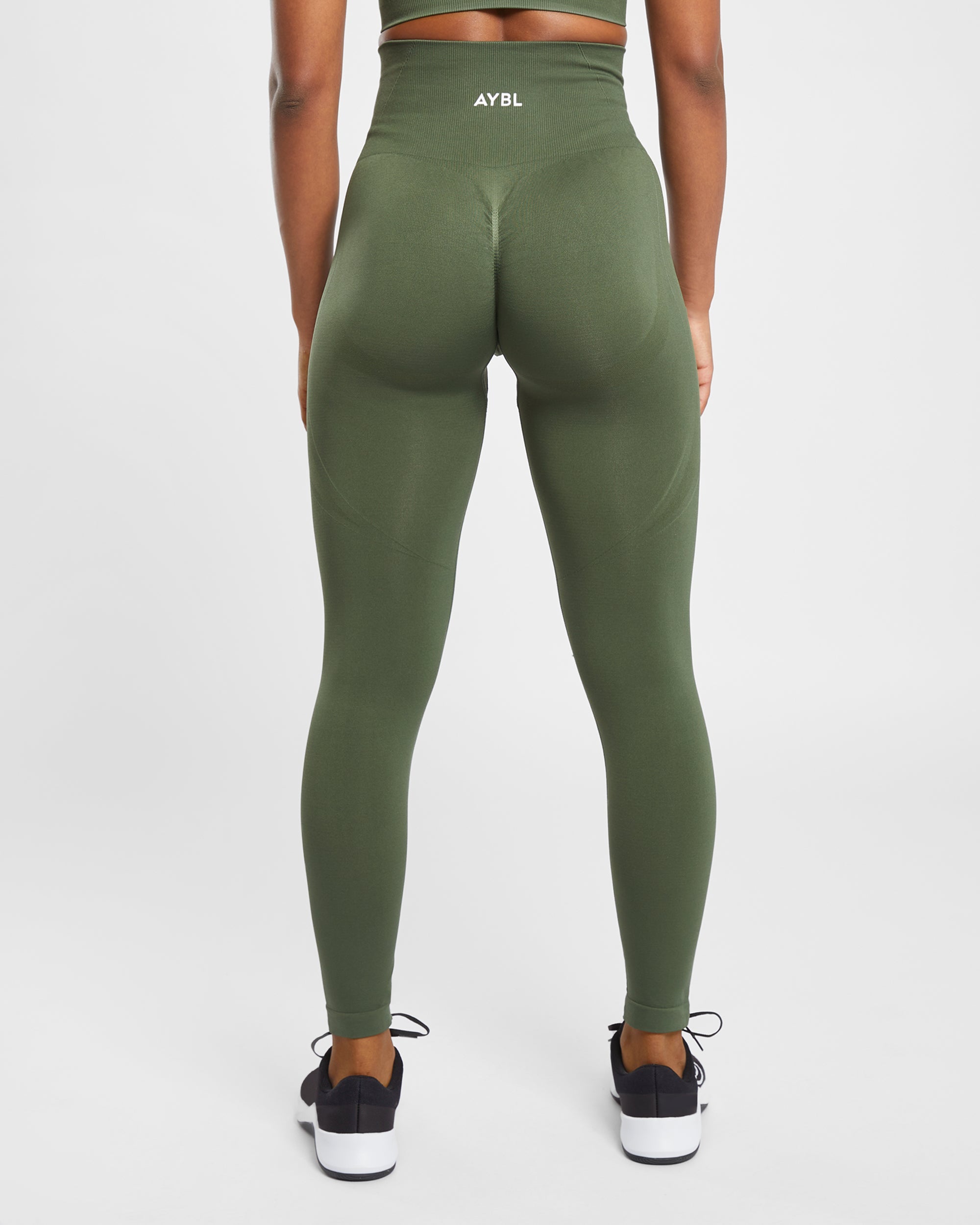 Empower Seamless Leggings - Khaki Grün