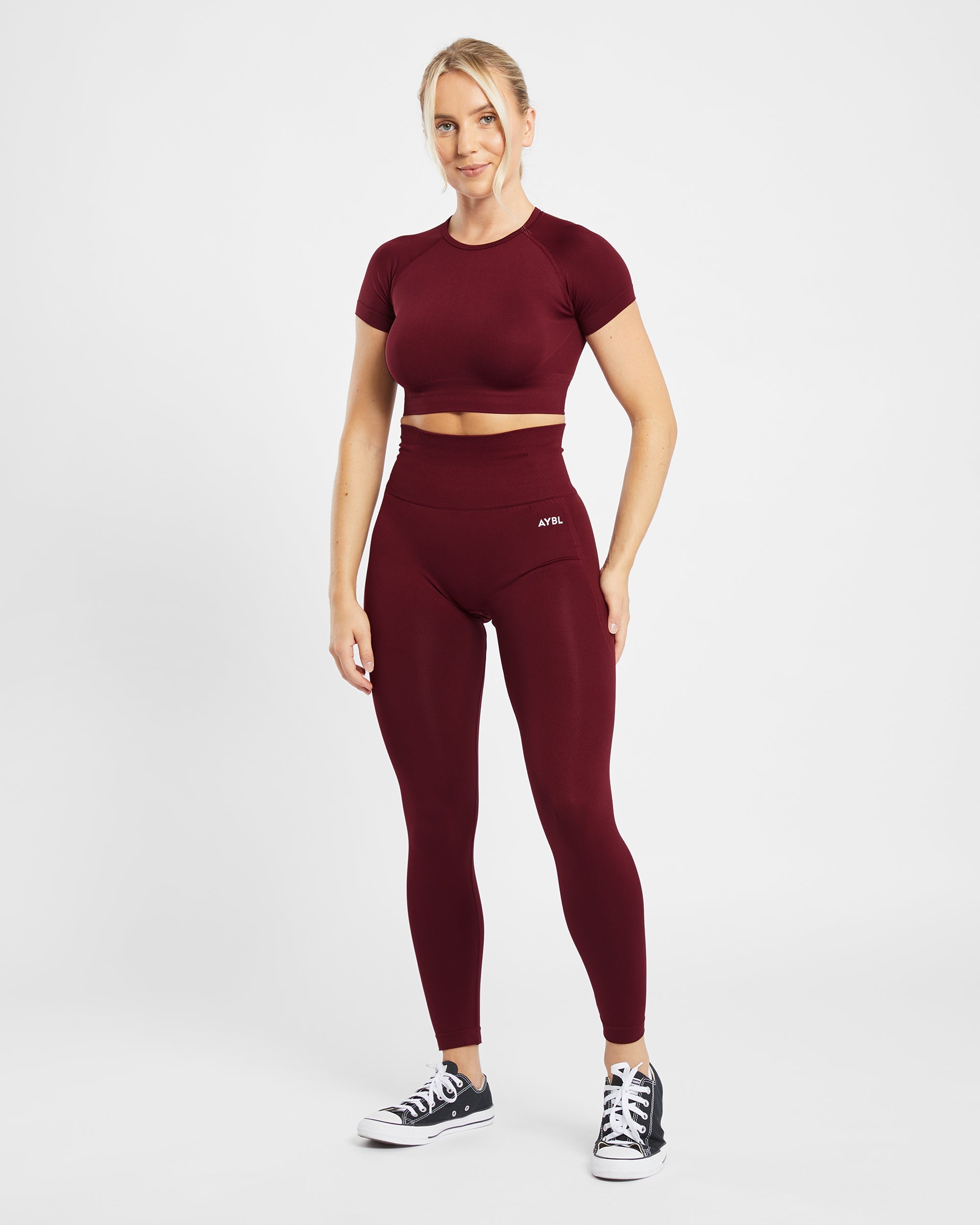 Empower Seamless Leggings - Rot Wine