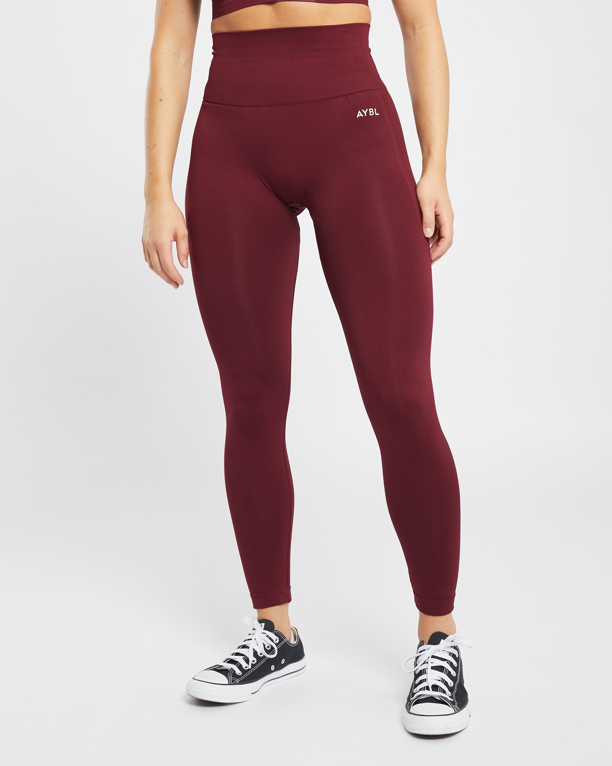 Empower Seamless Leggings - Rot Wine