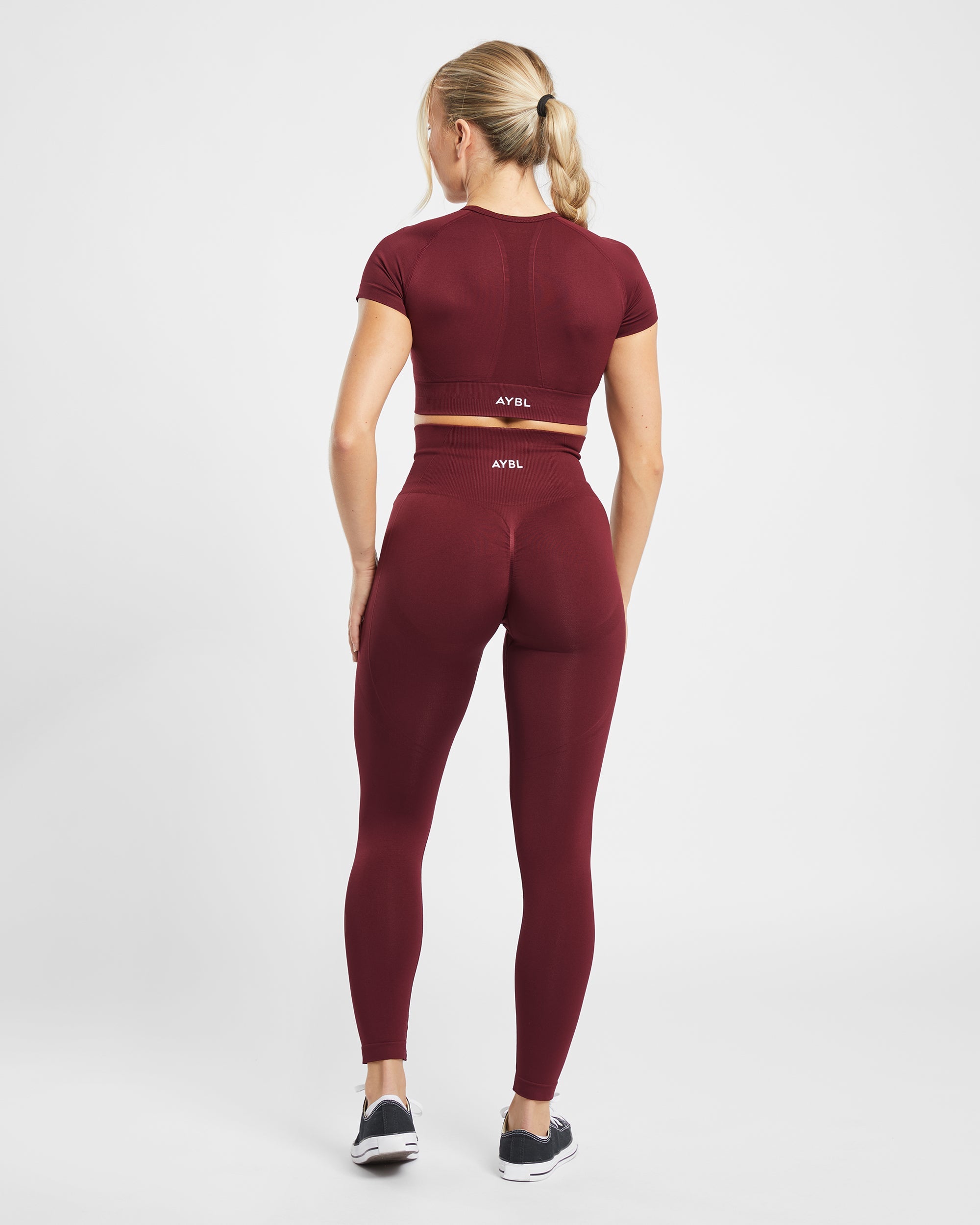 Empower Seamless Leggings - Rot Wine