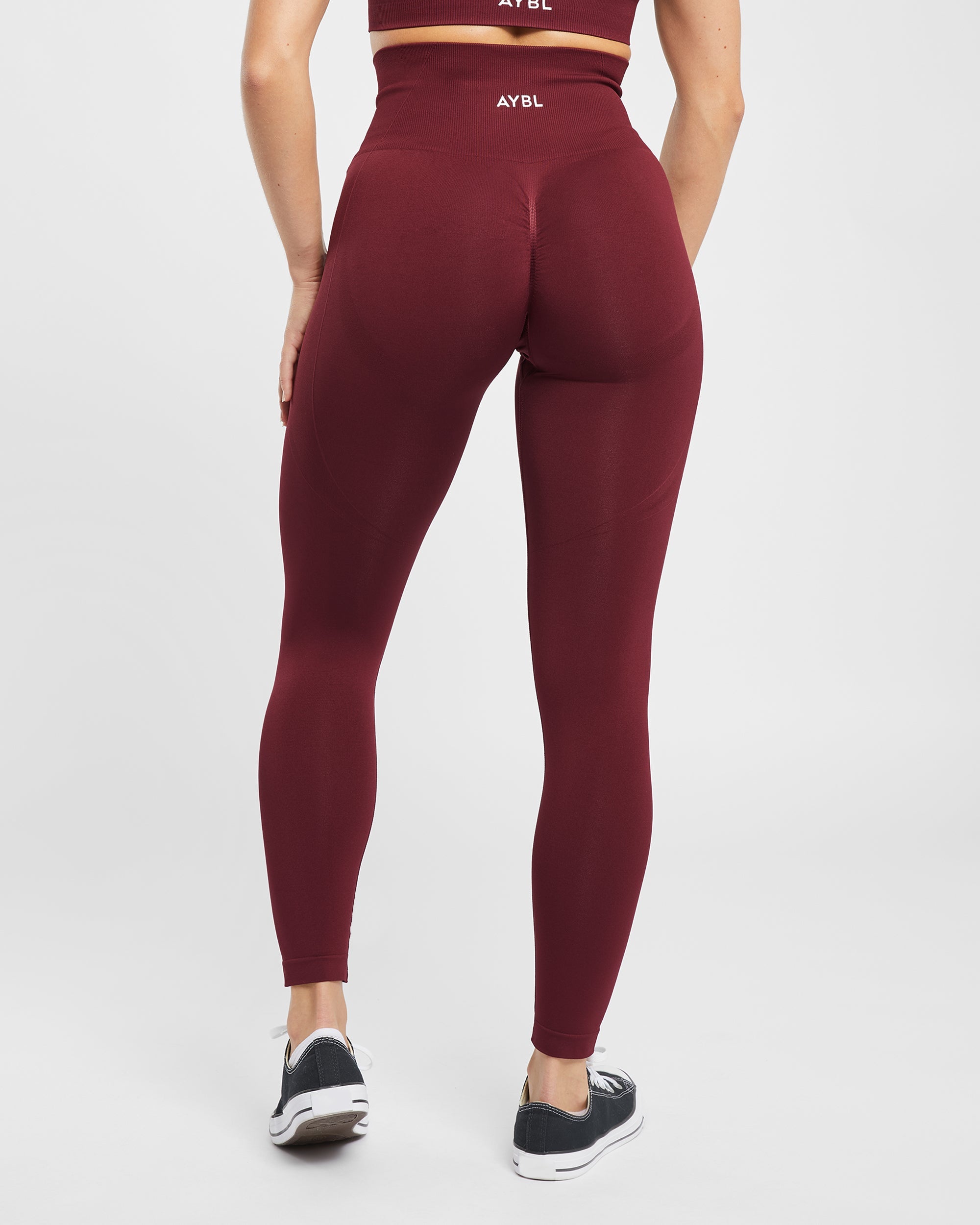 Empower Seamless Leggings - Rot Wine