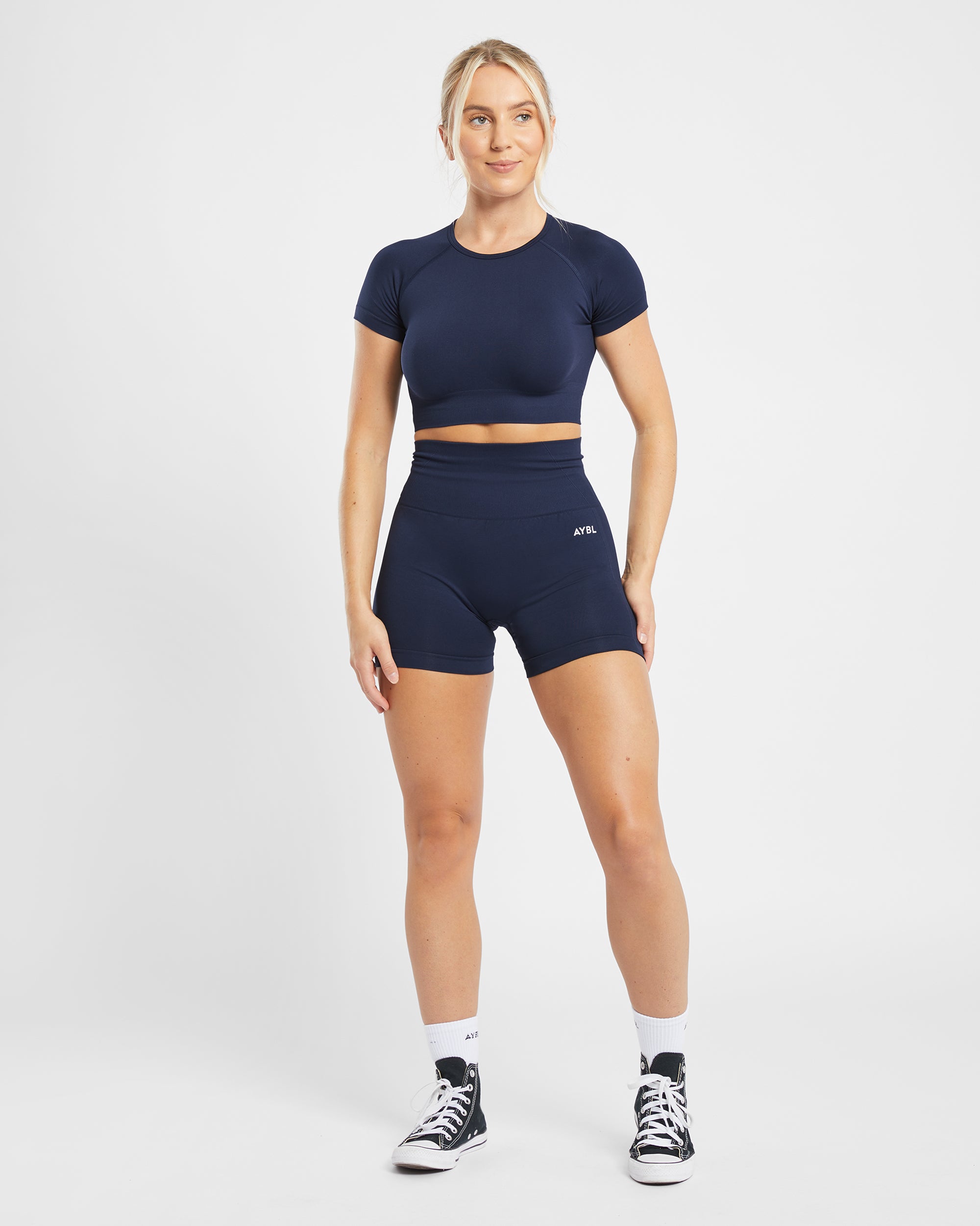 Empower Seamless Shorts - Navy