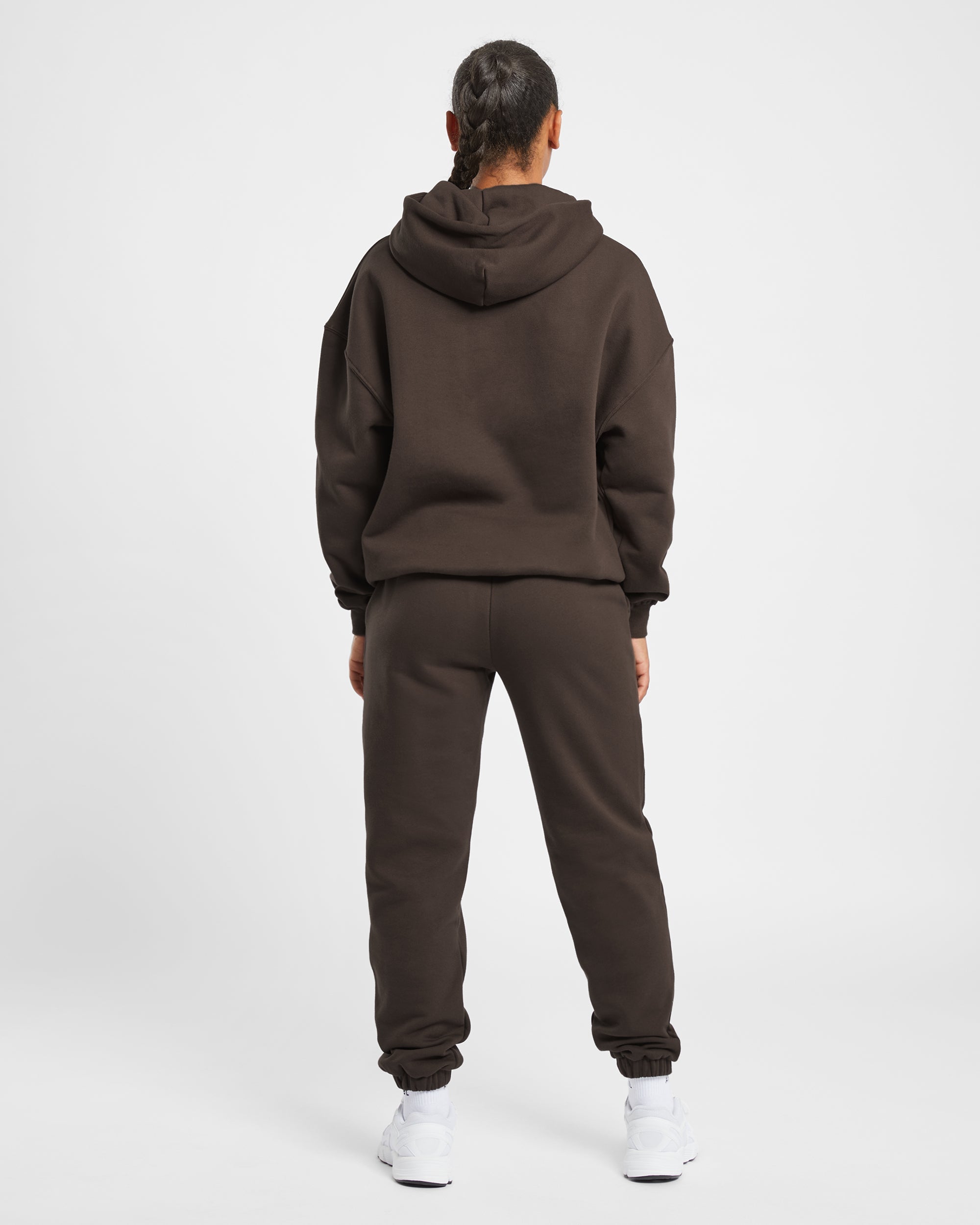 Premium Oversized Hoodie - Coffee Braun