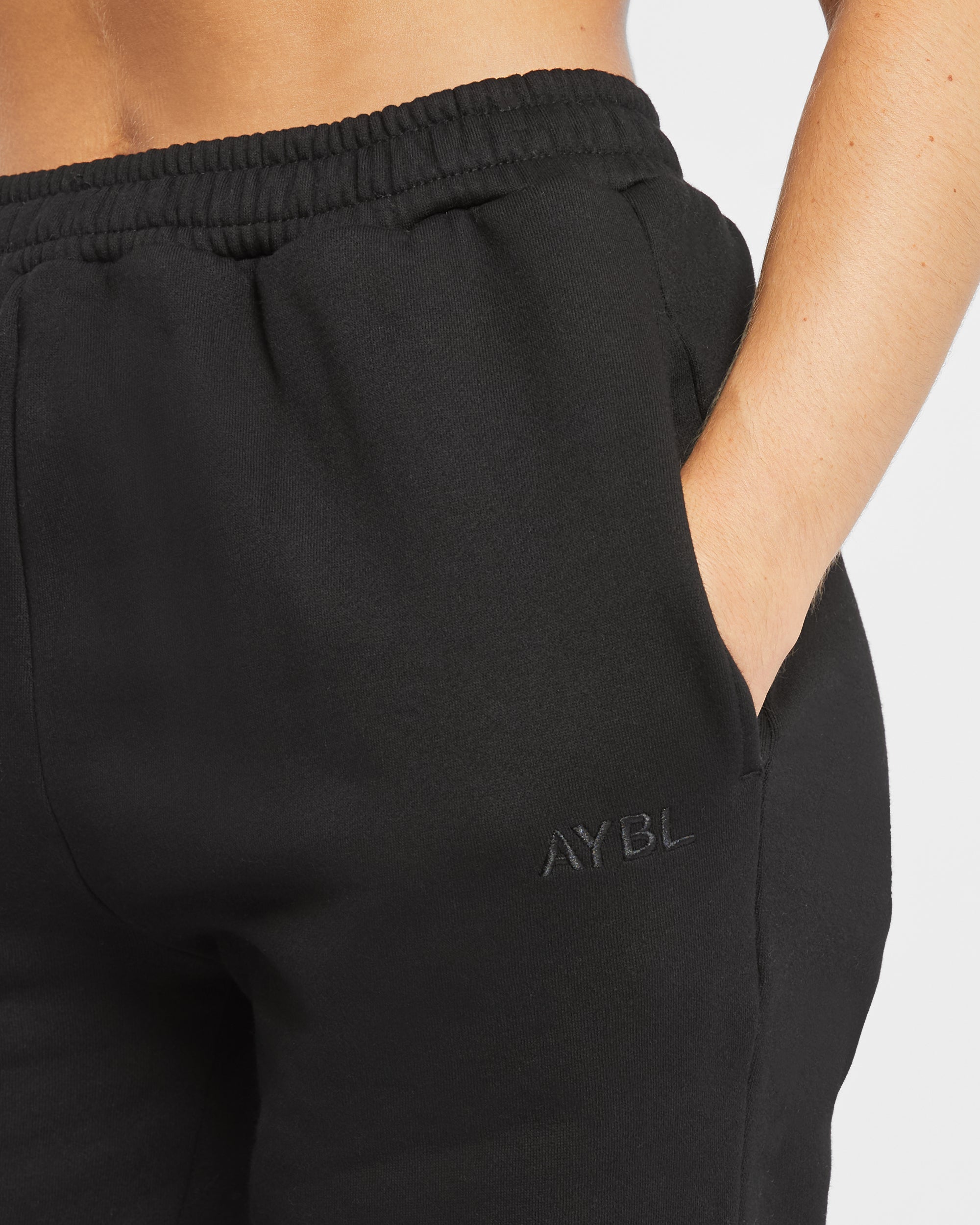 Premium Oversized Joggers - Schwarz