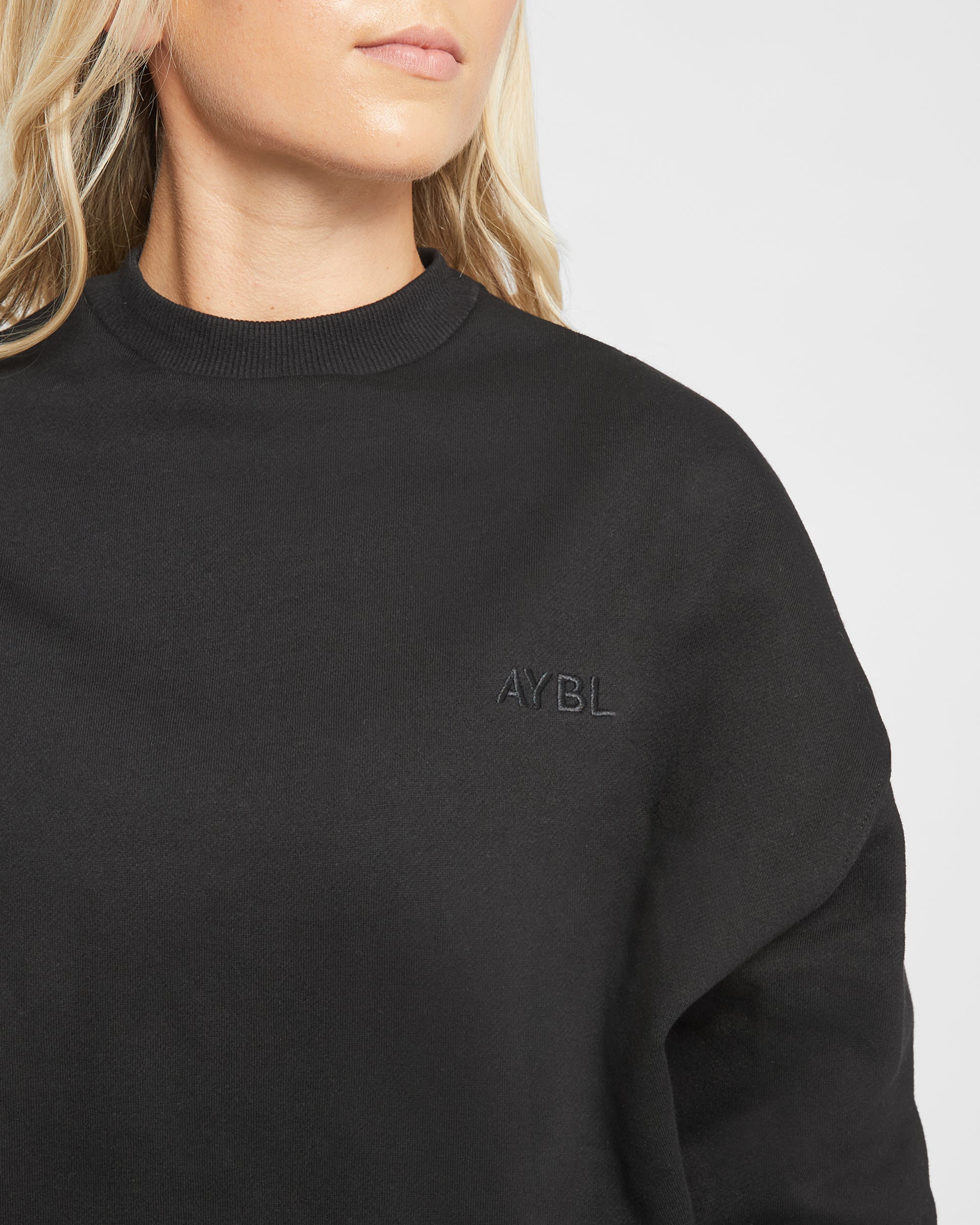 Premium Oversized Sweatshirt - Schwarz