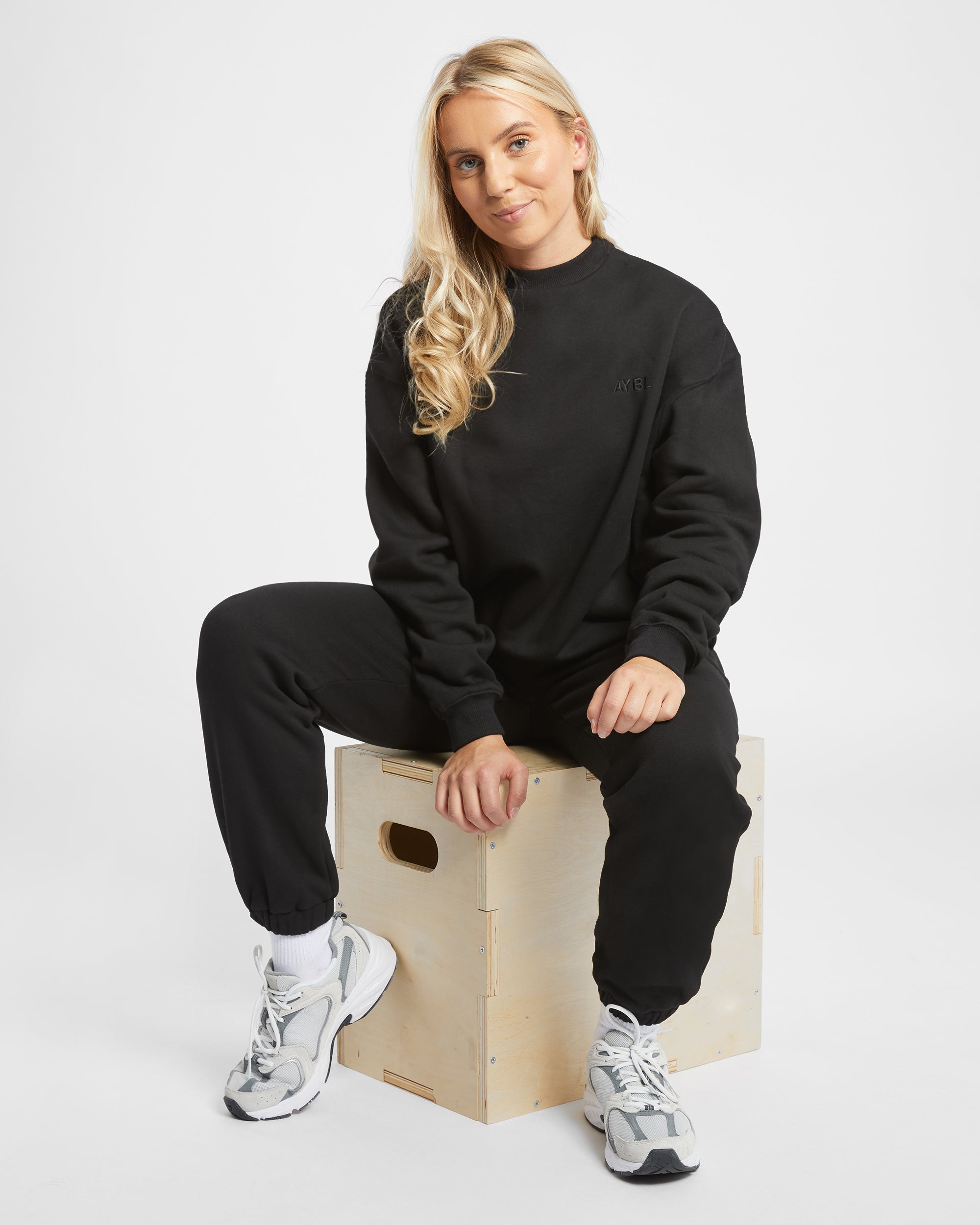 Premium Oversized Sweatshirt - Schwarz