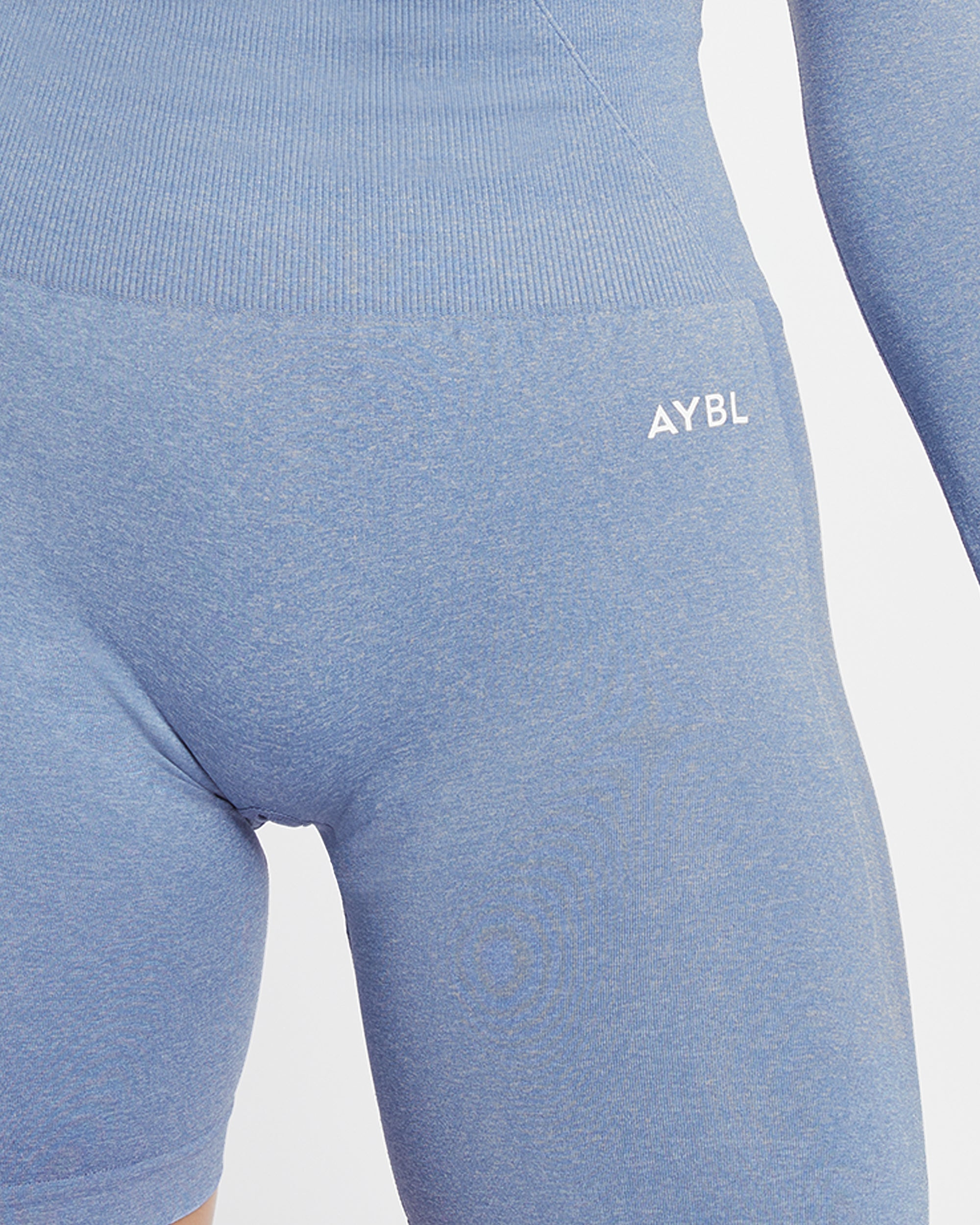 Empower Seamless Cycling Shorts - Blau Marl