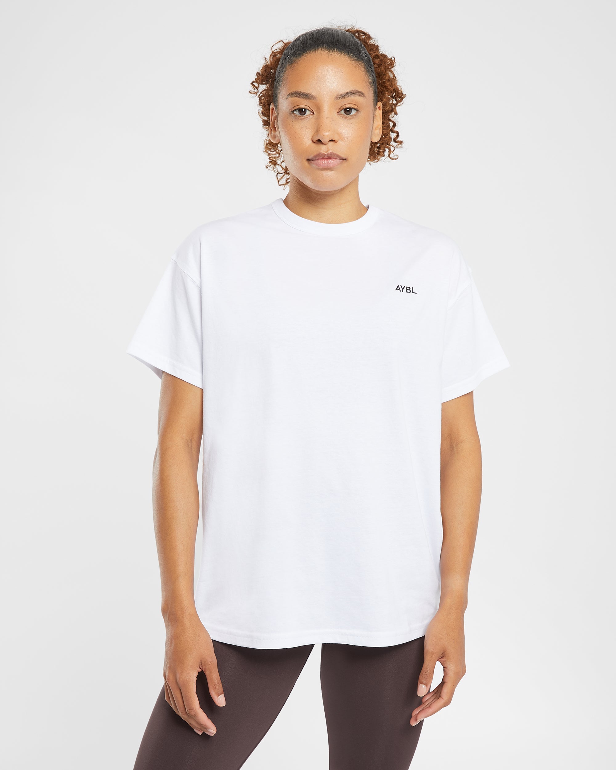 Essentials Oversized T Shirt - Weiß