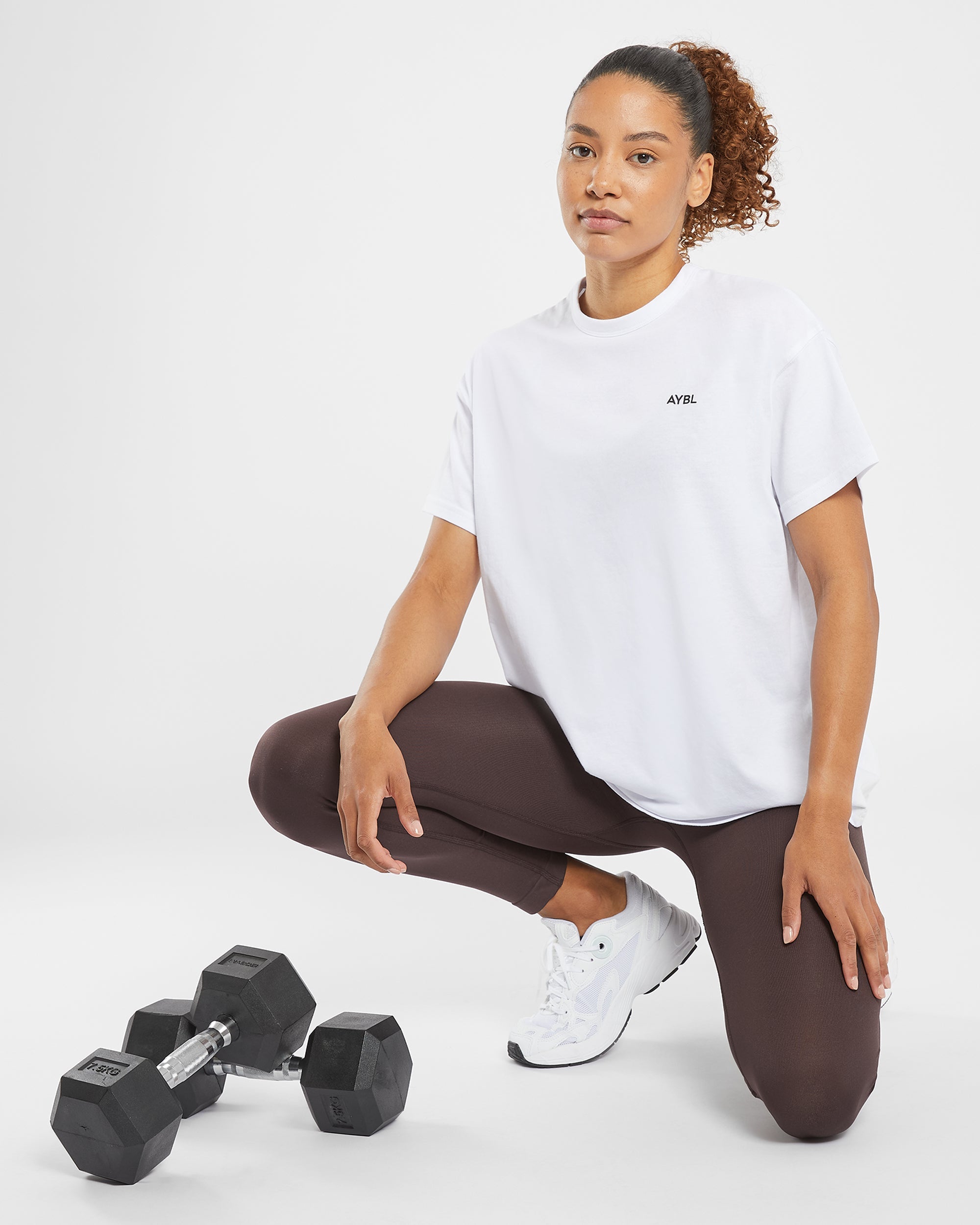 Essentials Oversized T Shirt - Weiß