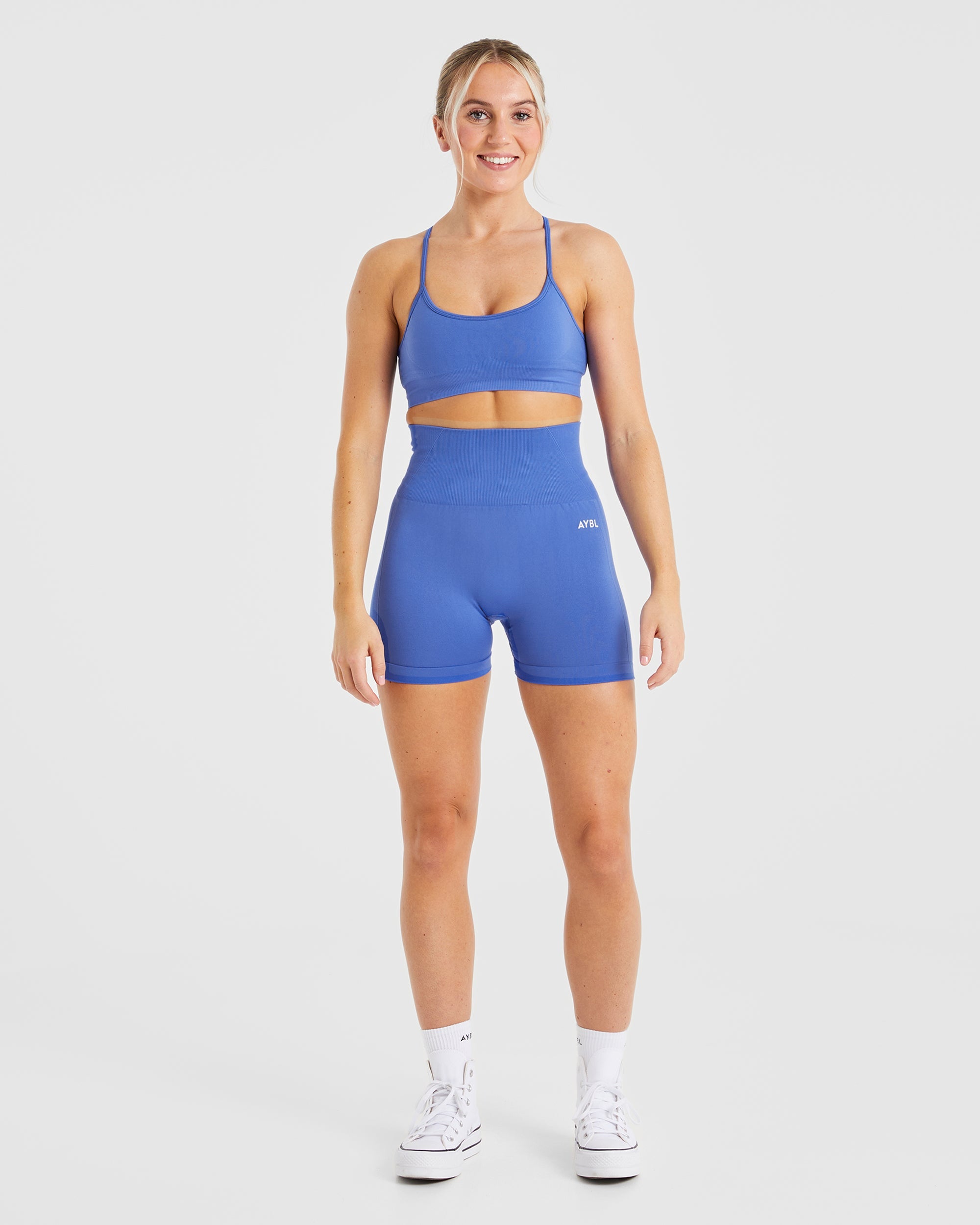 Empower Seamless Shorts - Cobalt