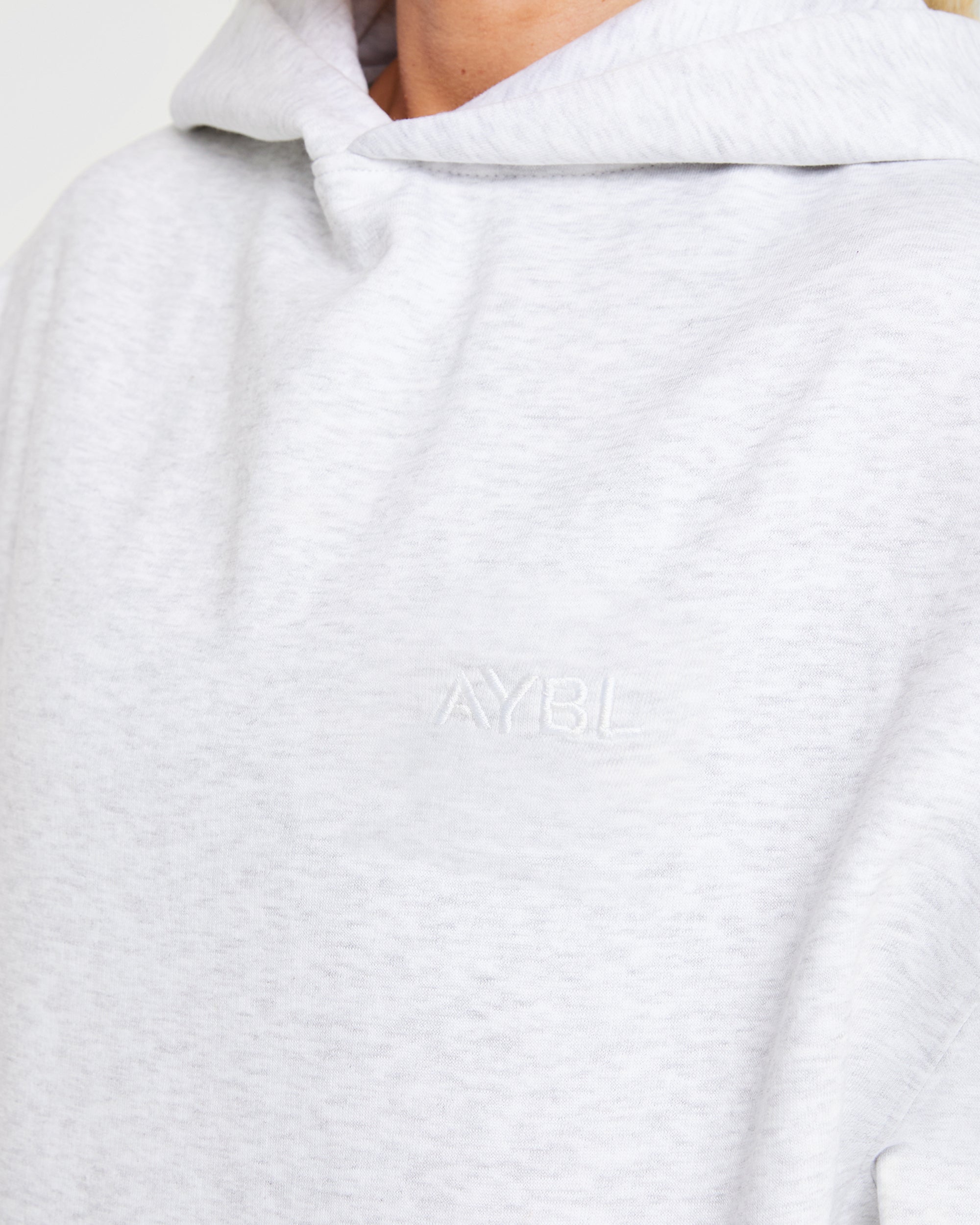 Premium Oversized Hoodie - Heather Grau