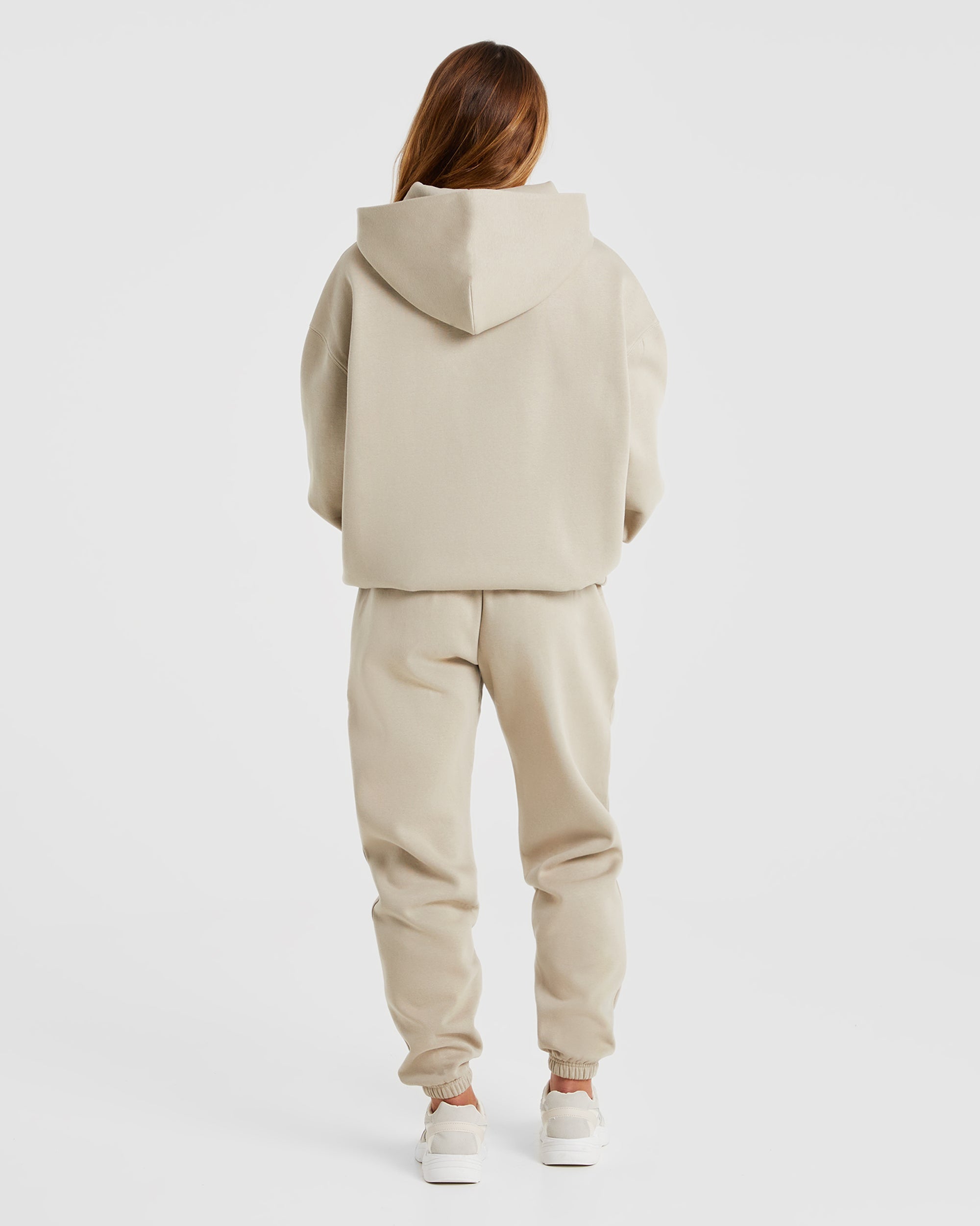 Premium Oversized Hoodie - Light Taupe