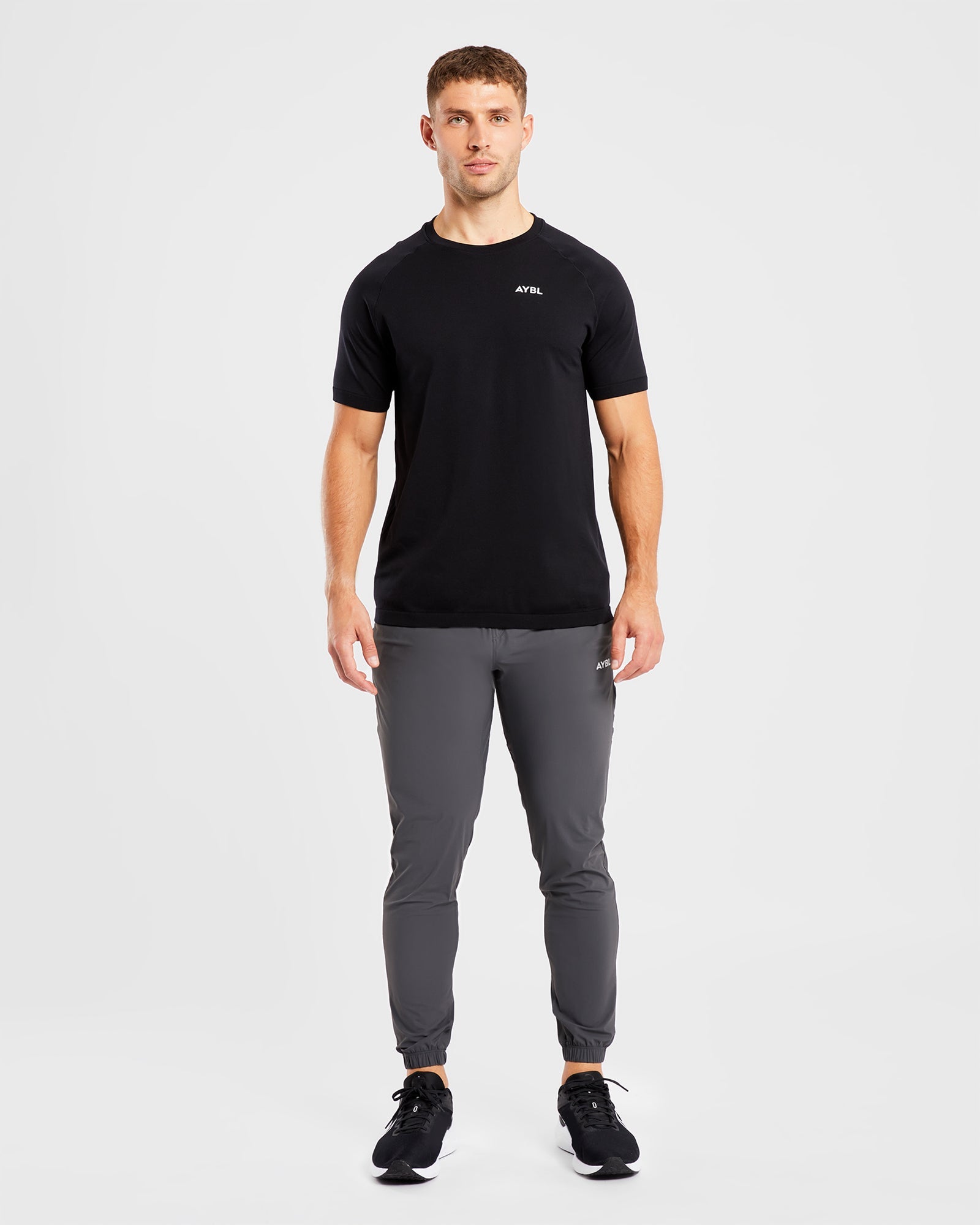 Ascend Seamless T Shirt - Schwarz