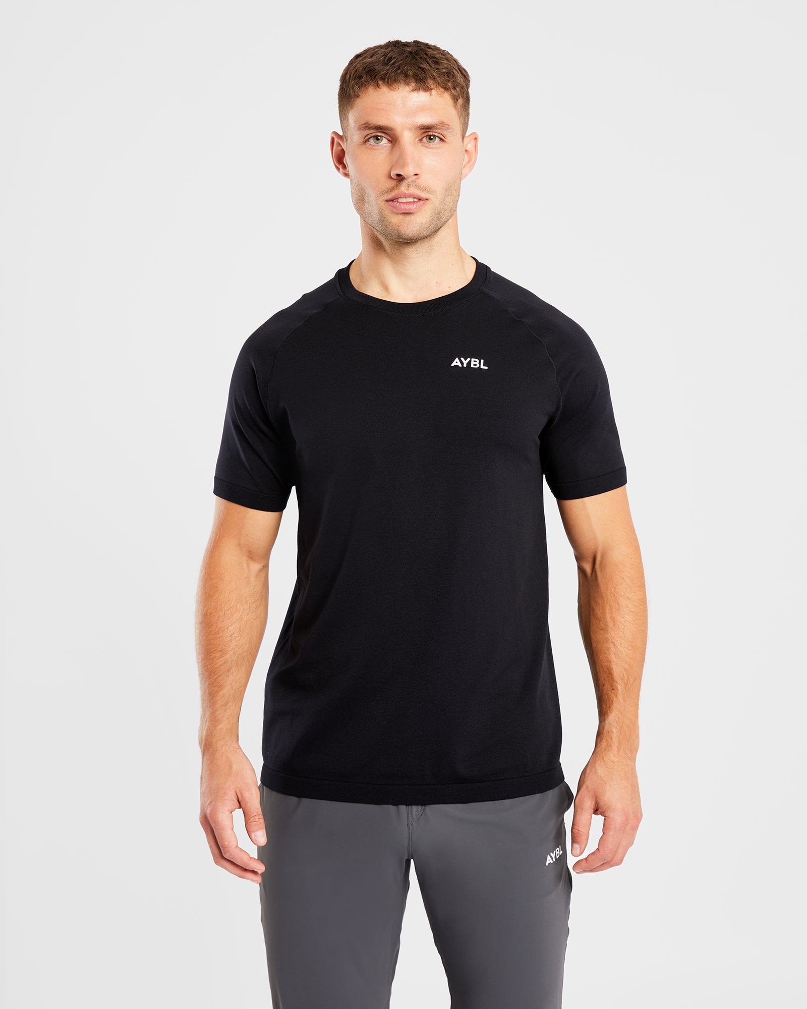 Ascend Seamless T Shirt - Schwarz