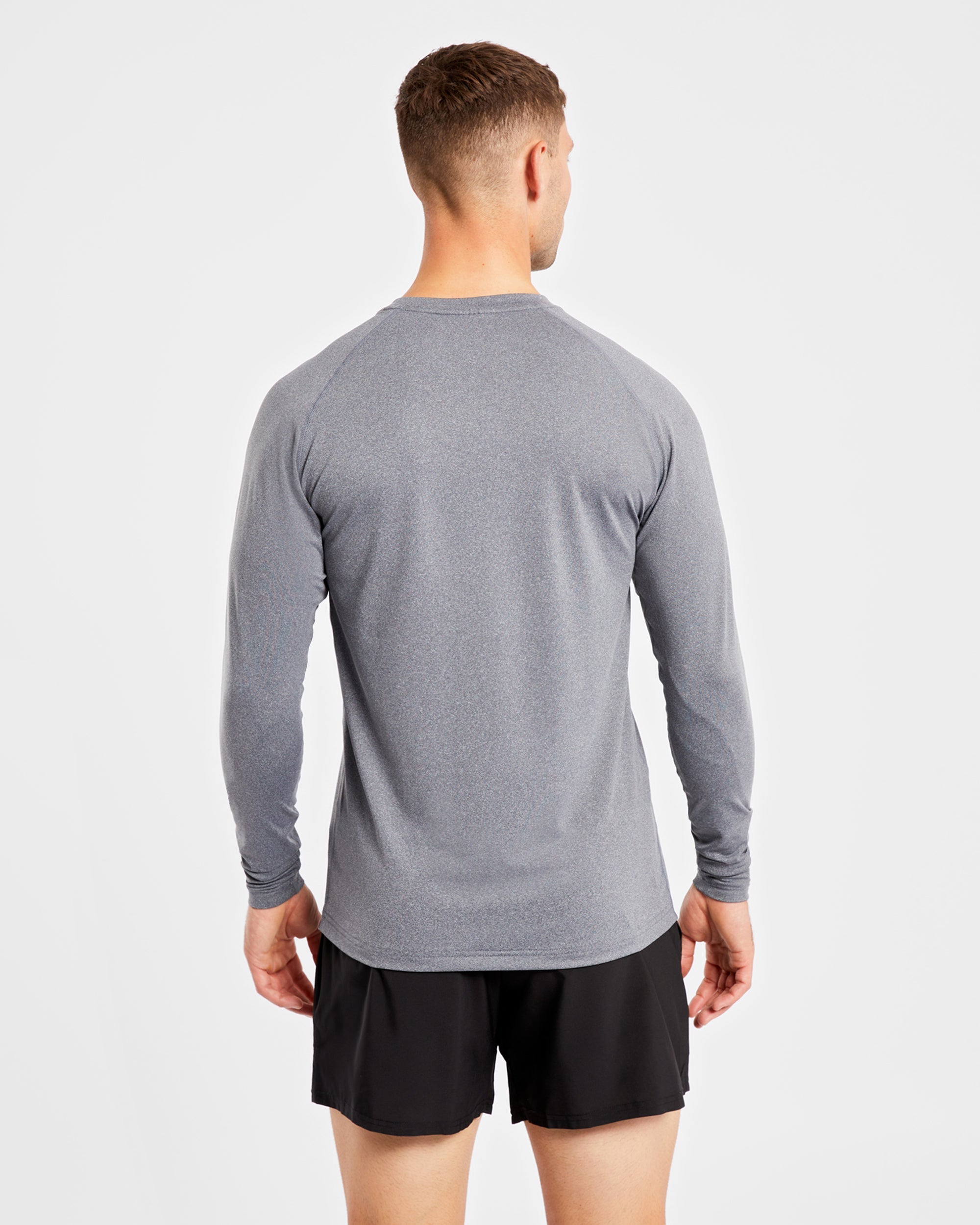 Essential Long Sleeve T Shirt - Grau Marl