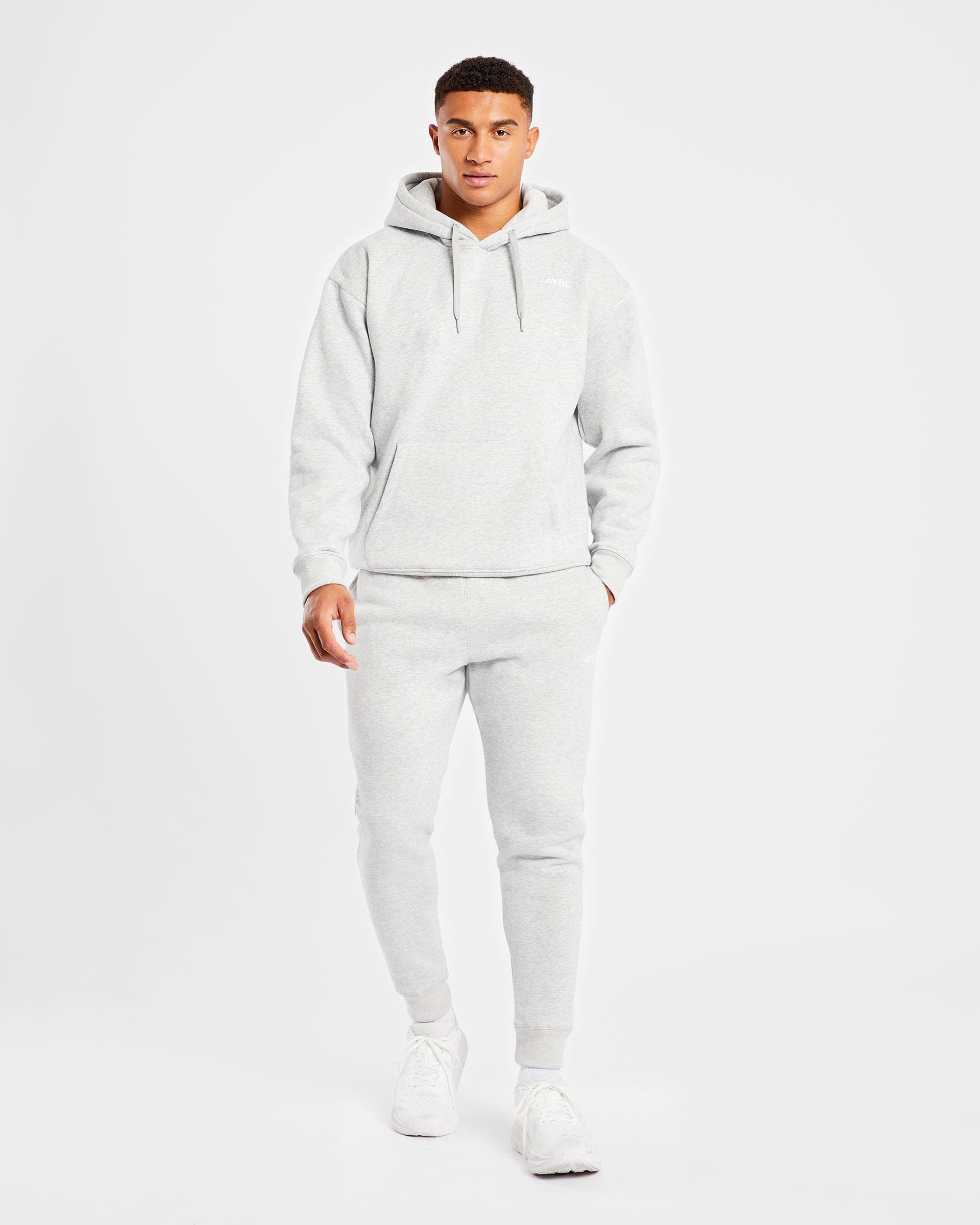 Essential Hoodie - Grau Marl