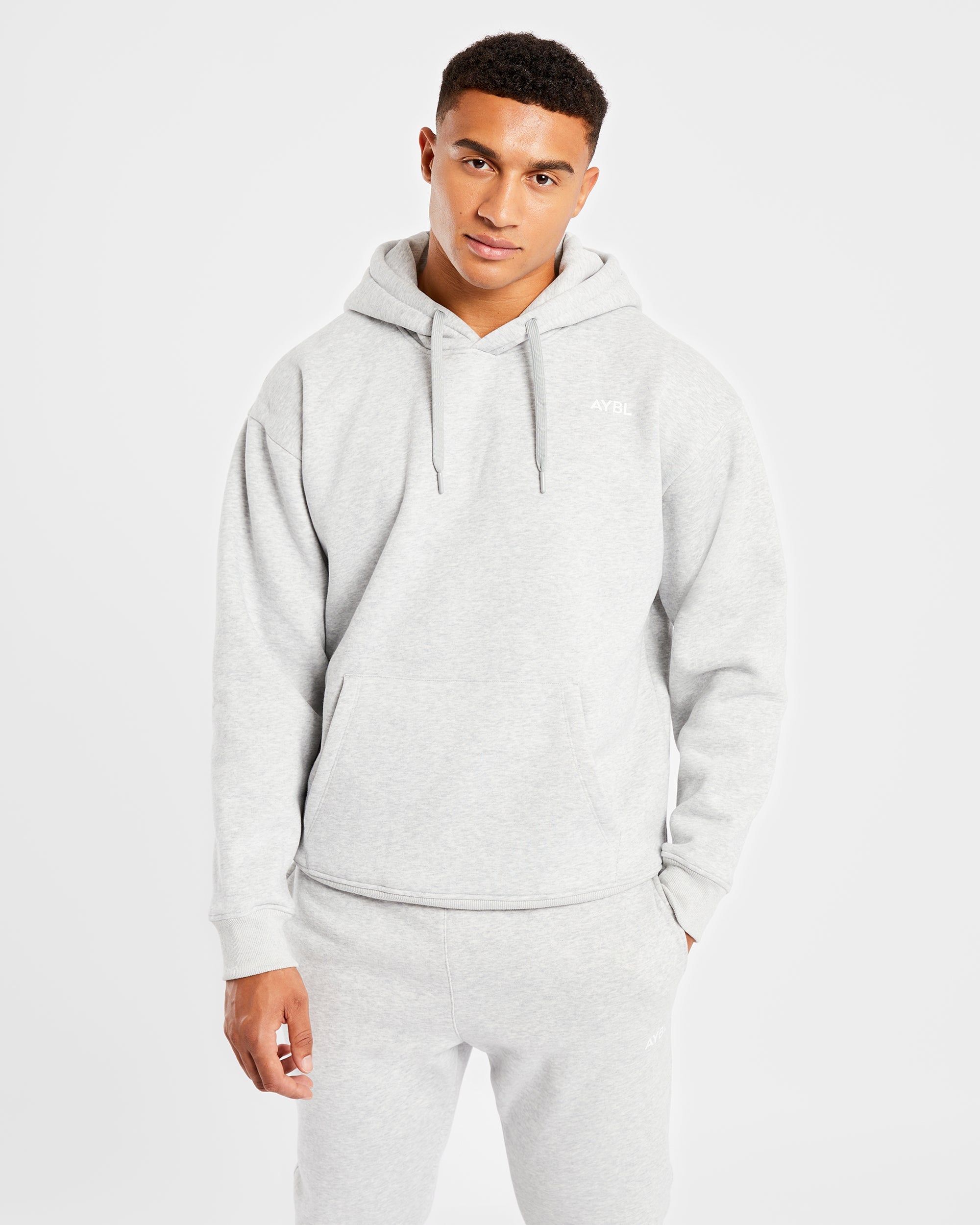 Essential Hoodie - Grau Marl