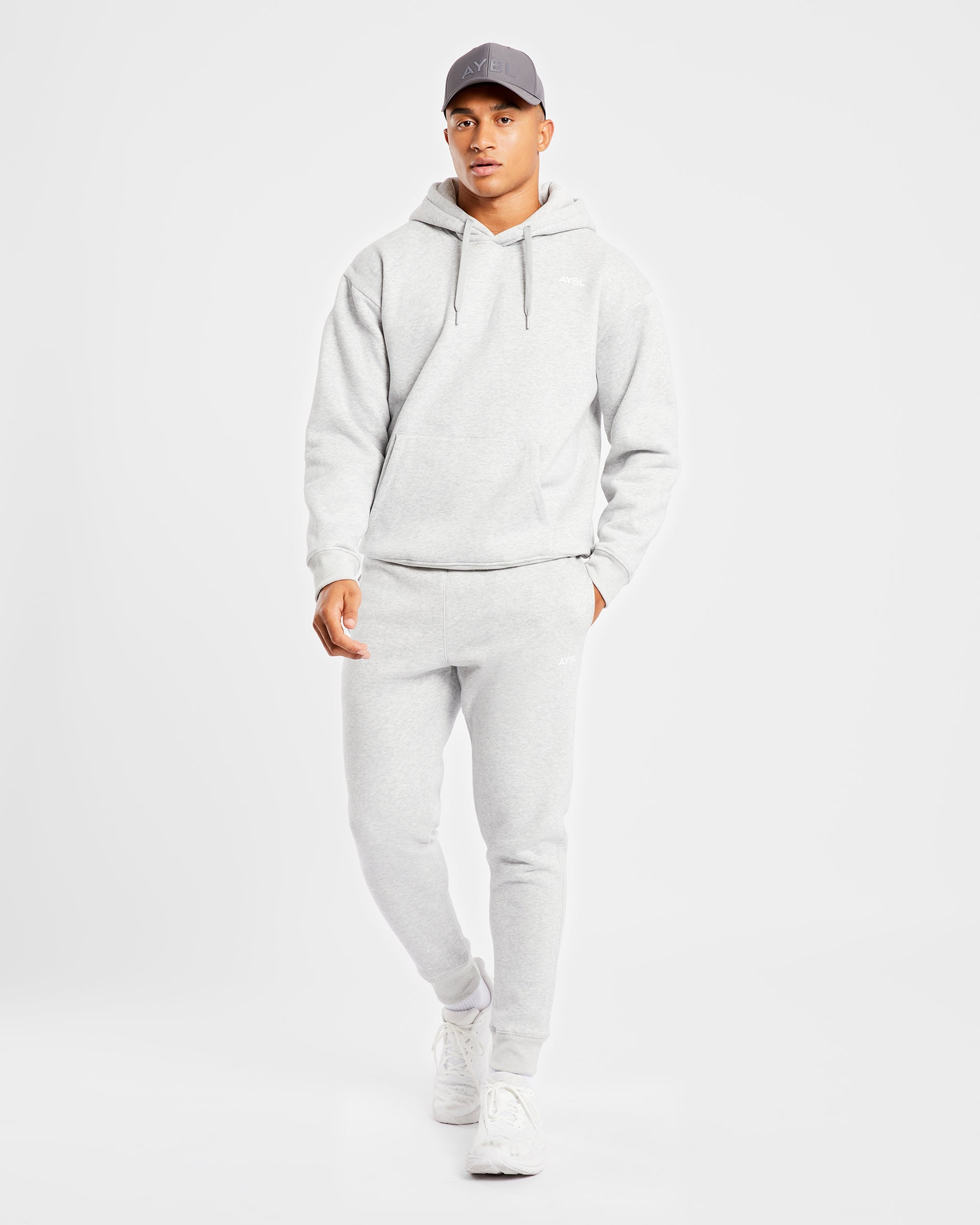 Essential Hoodie - Grau Marl