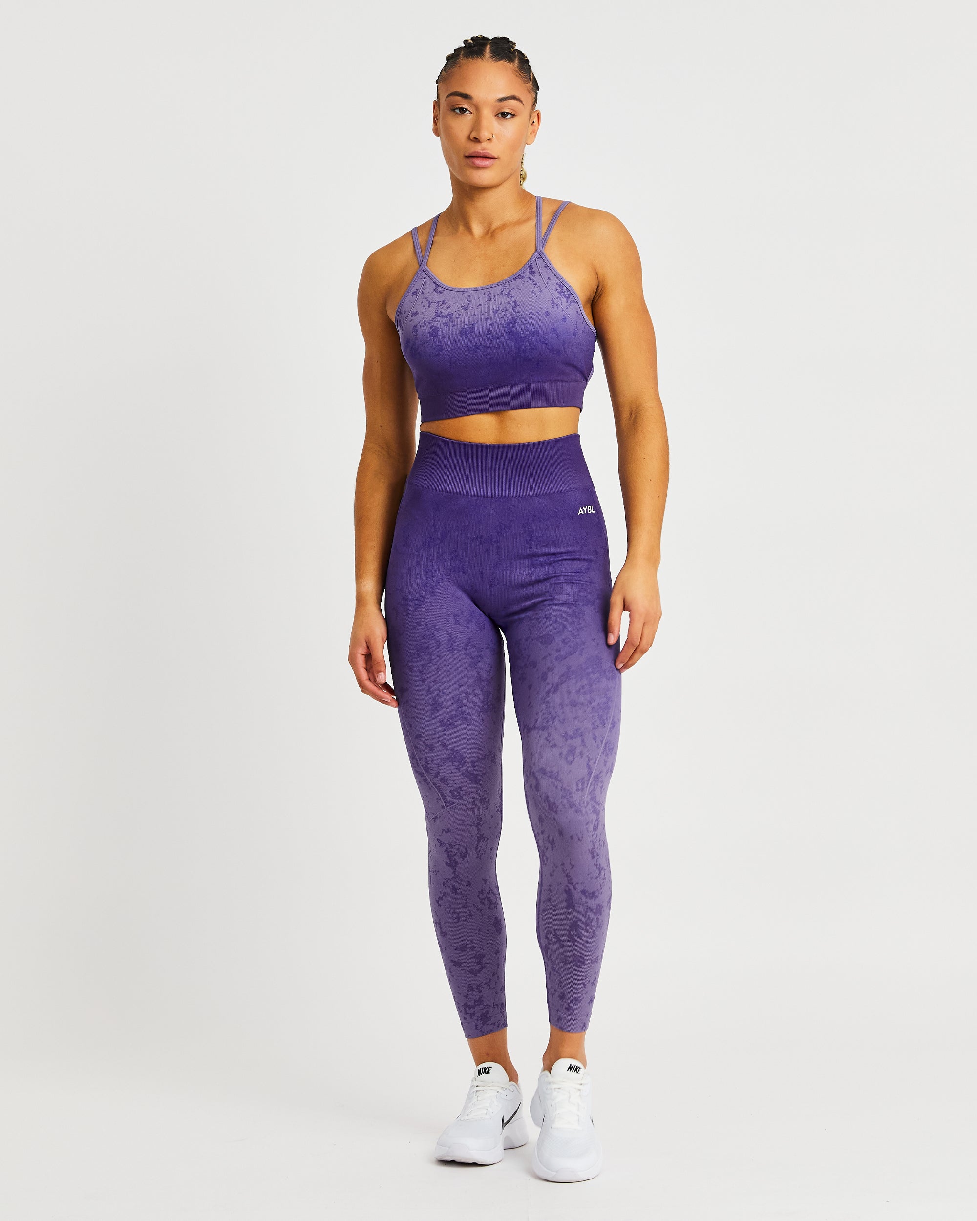 Flare Seamless Sports Bra - Lila