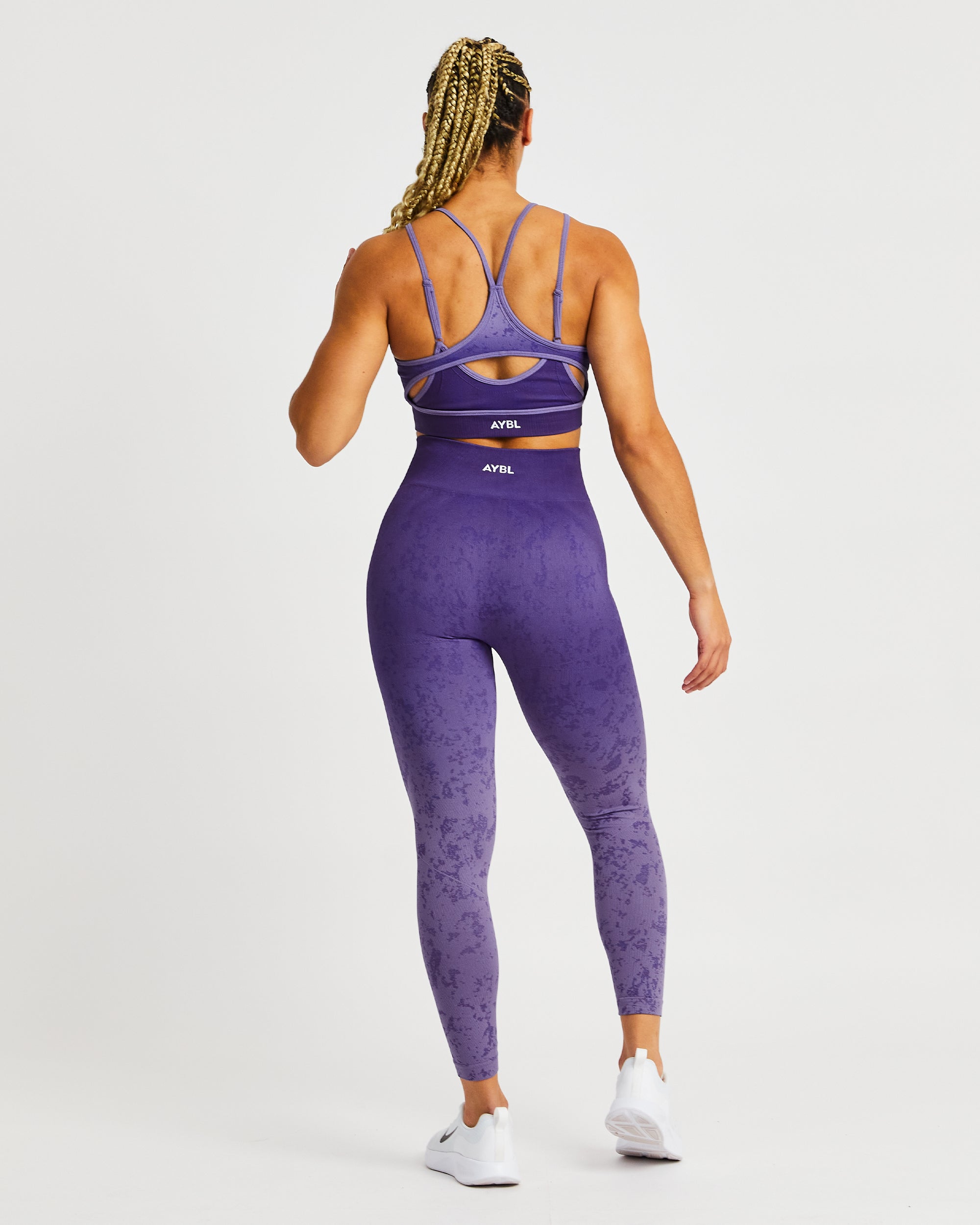 Flare Seamless Sports Bra - Lila