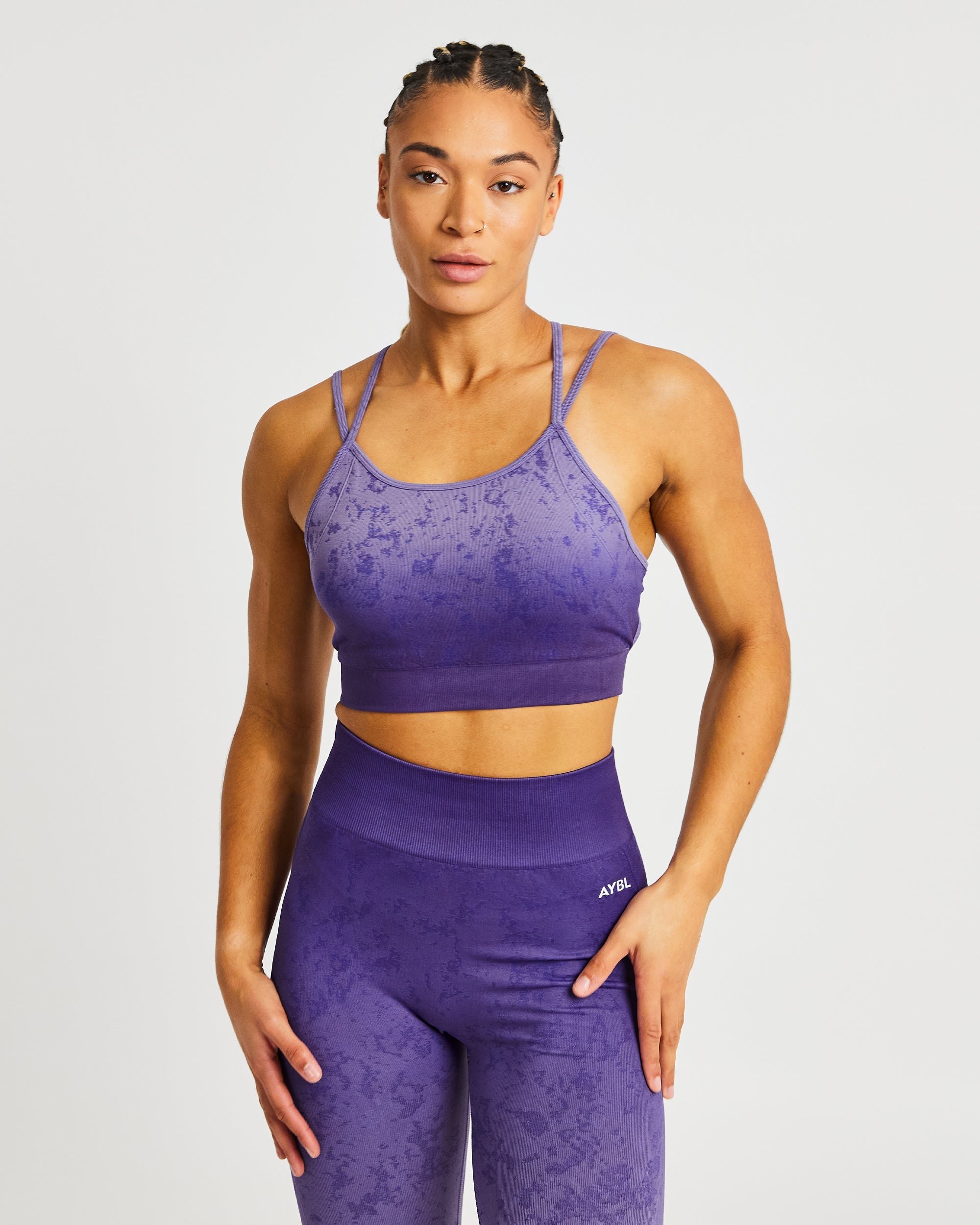 Flare Seamless Sports Bra - Lila