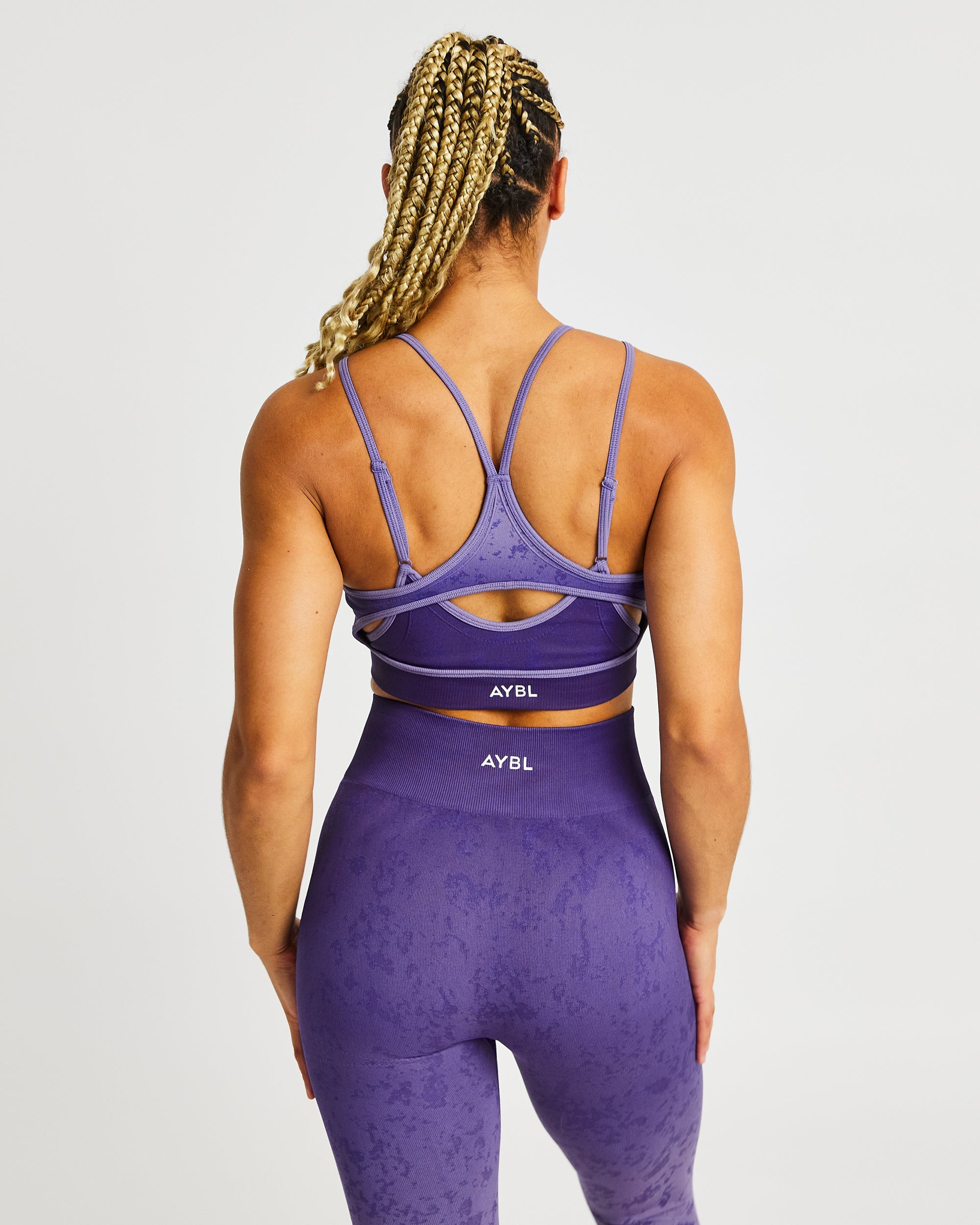 Flare Seamless Sports Bra - Lila