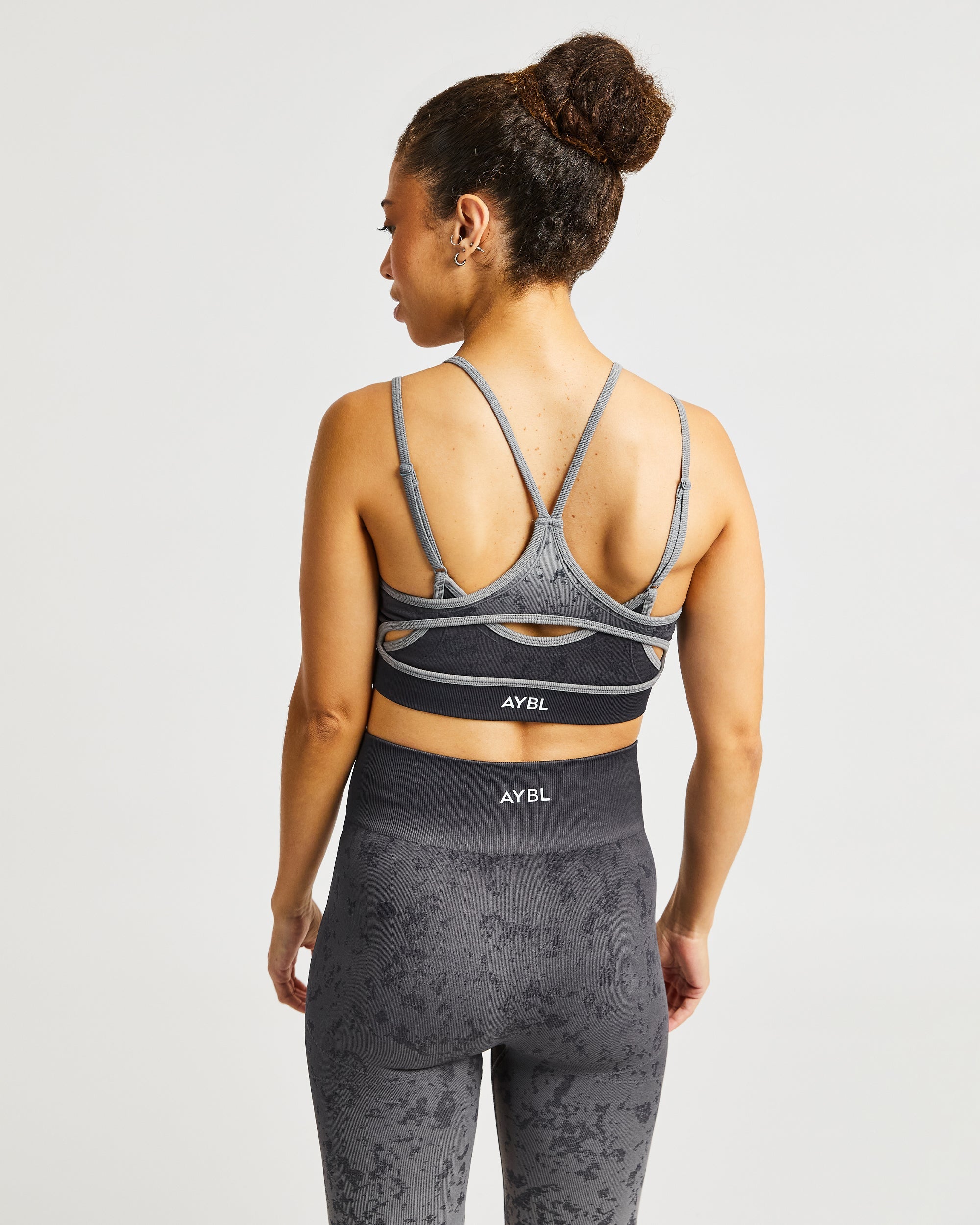 Flare Seamless Sports Bra - Grau