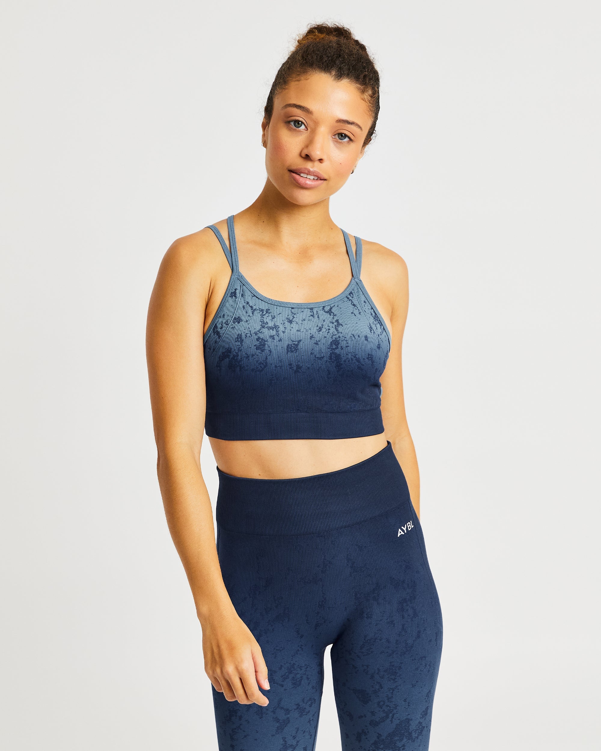 Flare Seamless Sports Bra - Blau