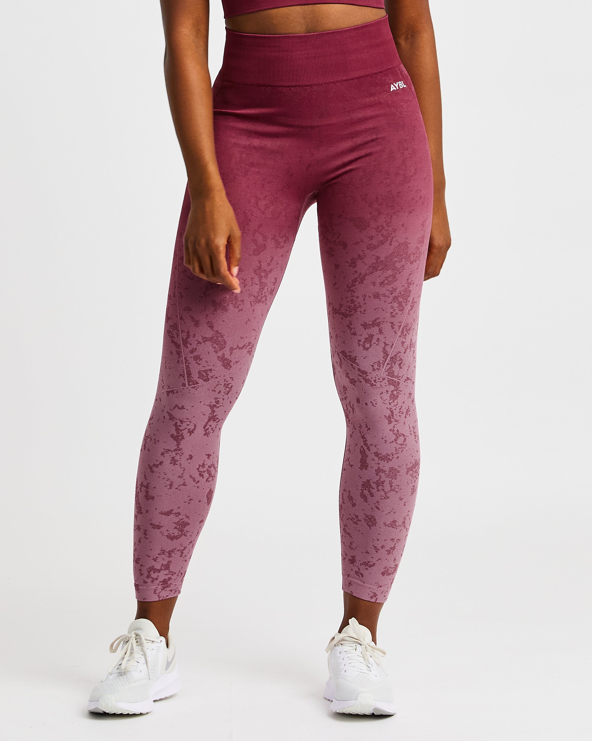 Flare Seamless Leggings - Plum