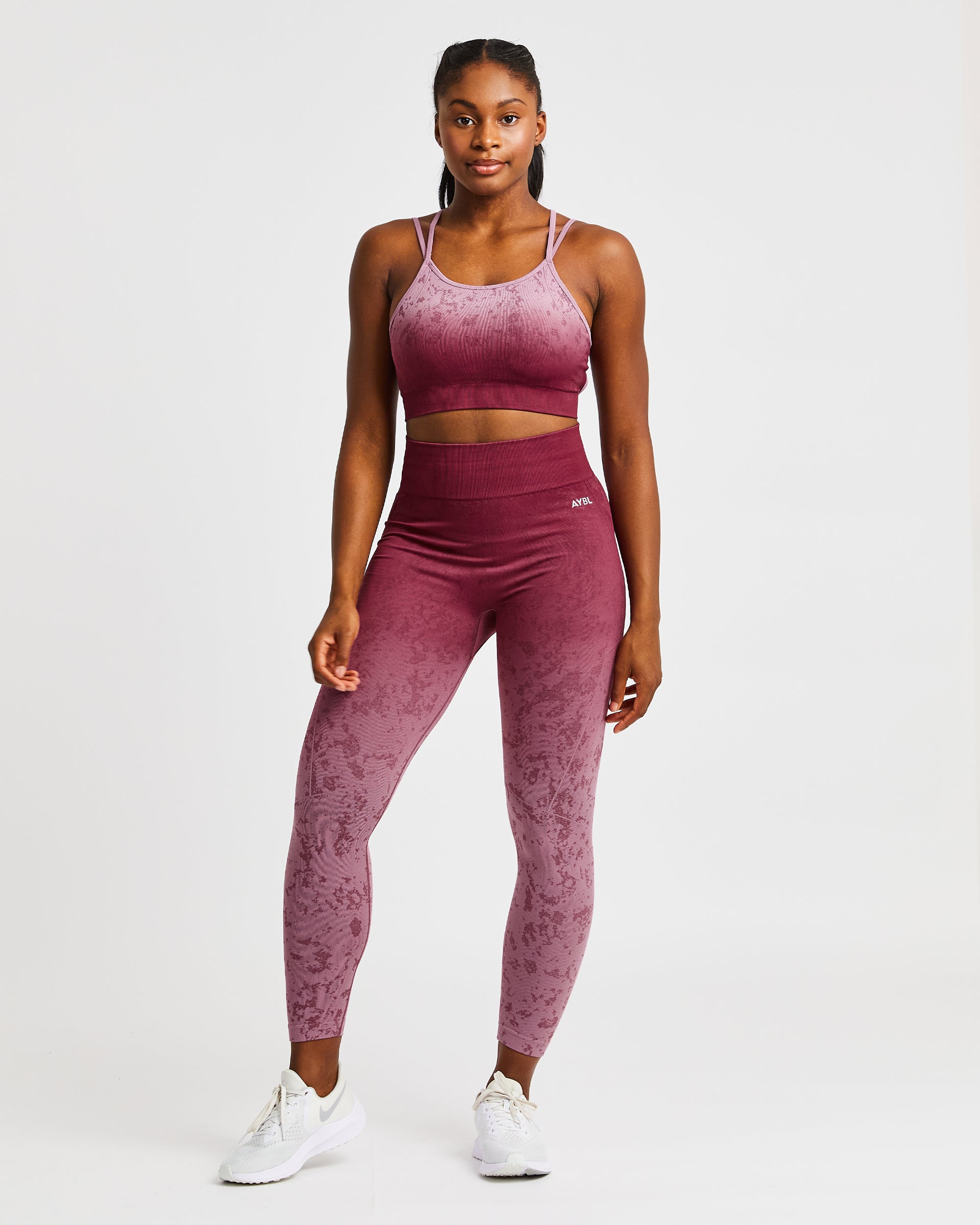 Flare Seamless Leggings - Plum