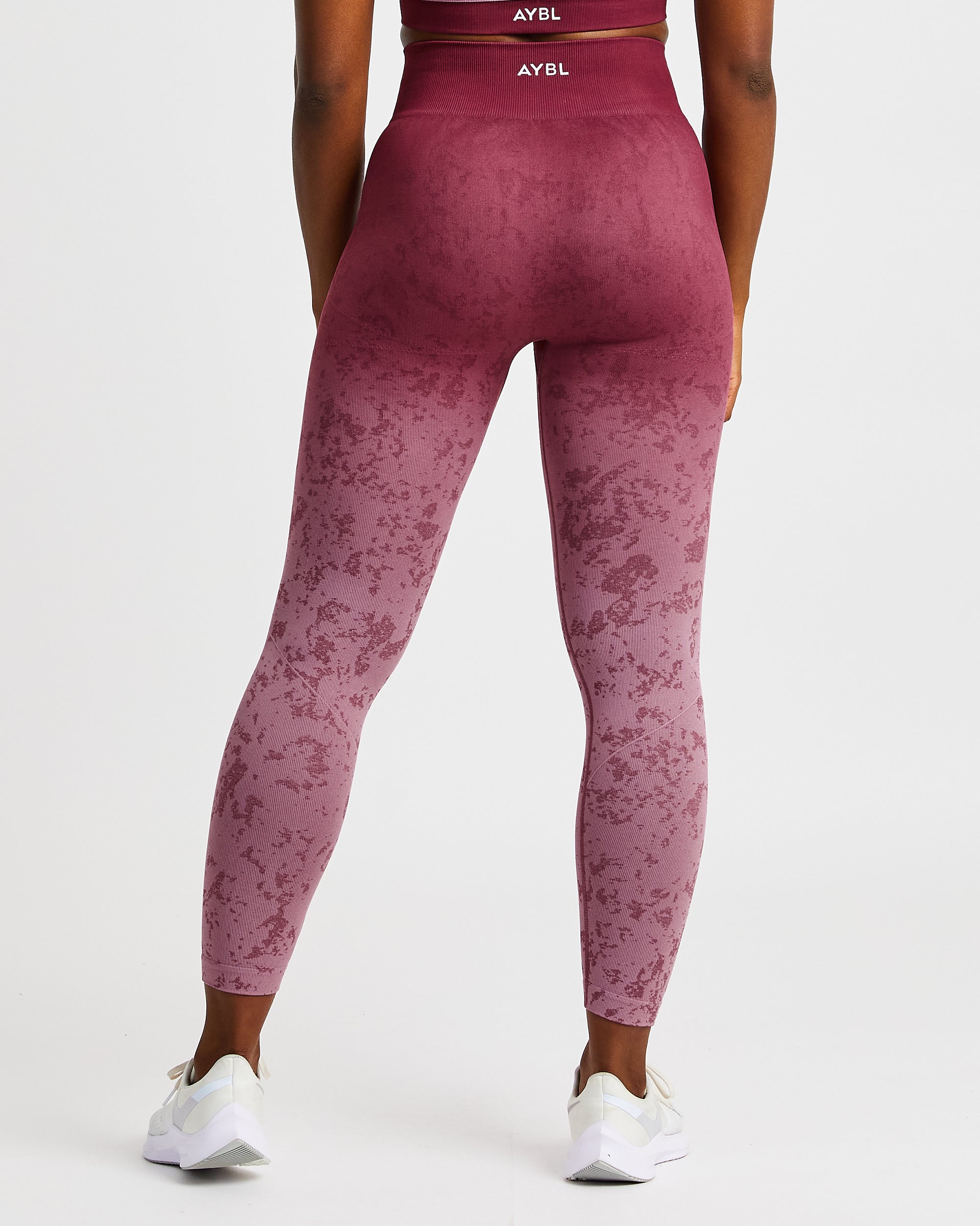 Flare Seamless Leggings - Plum