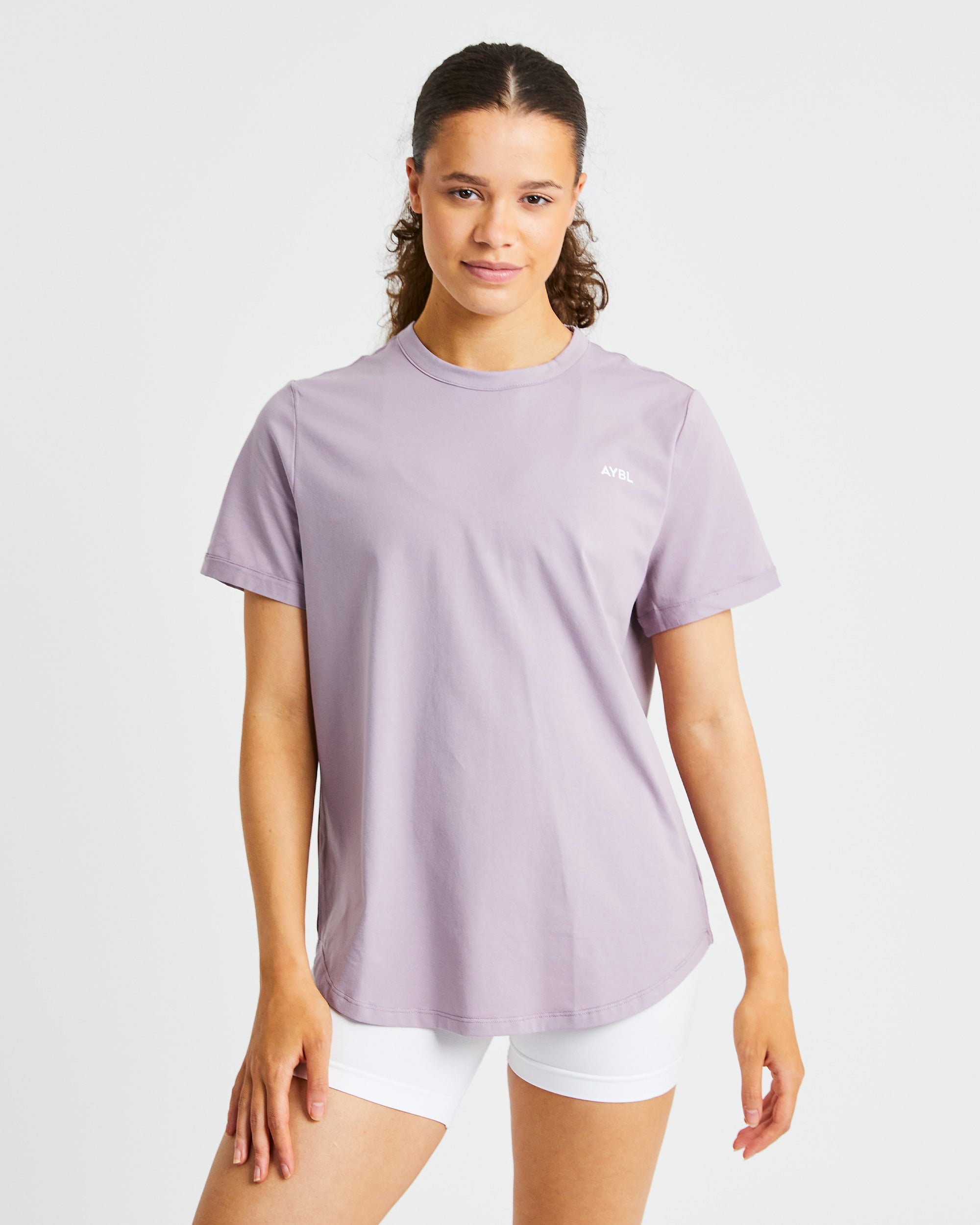 Everyday Relaxed T Shirt - Muted Mauve