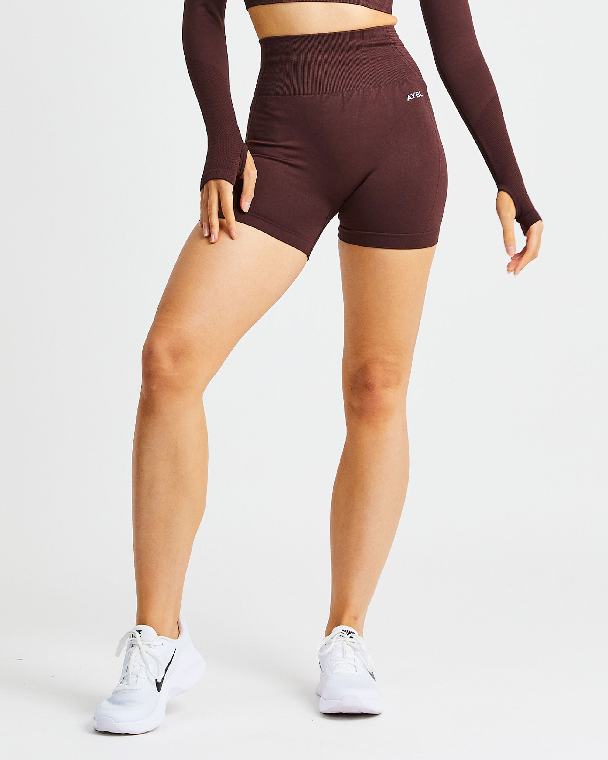 Balance V2 Seamless Shorts - Chocolate Braun