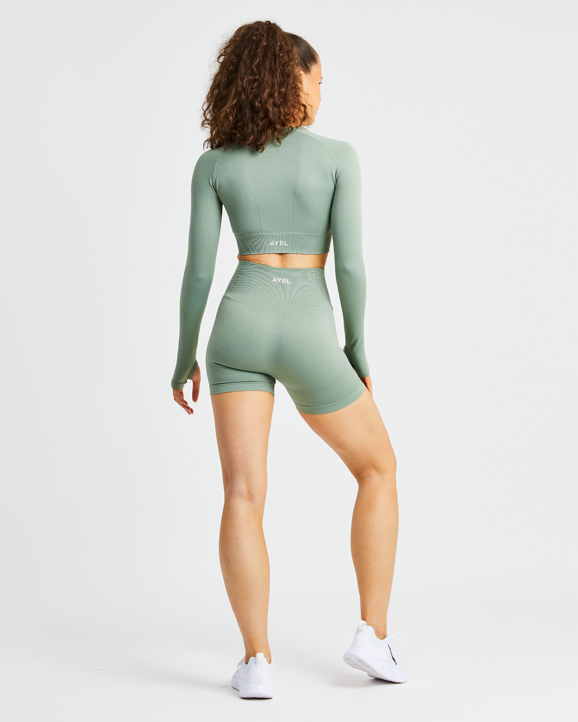 Balance V2 Seamless Shorts - Olive Grün