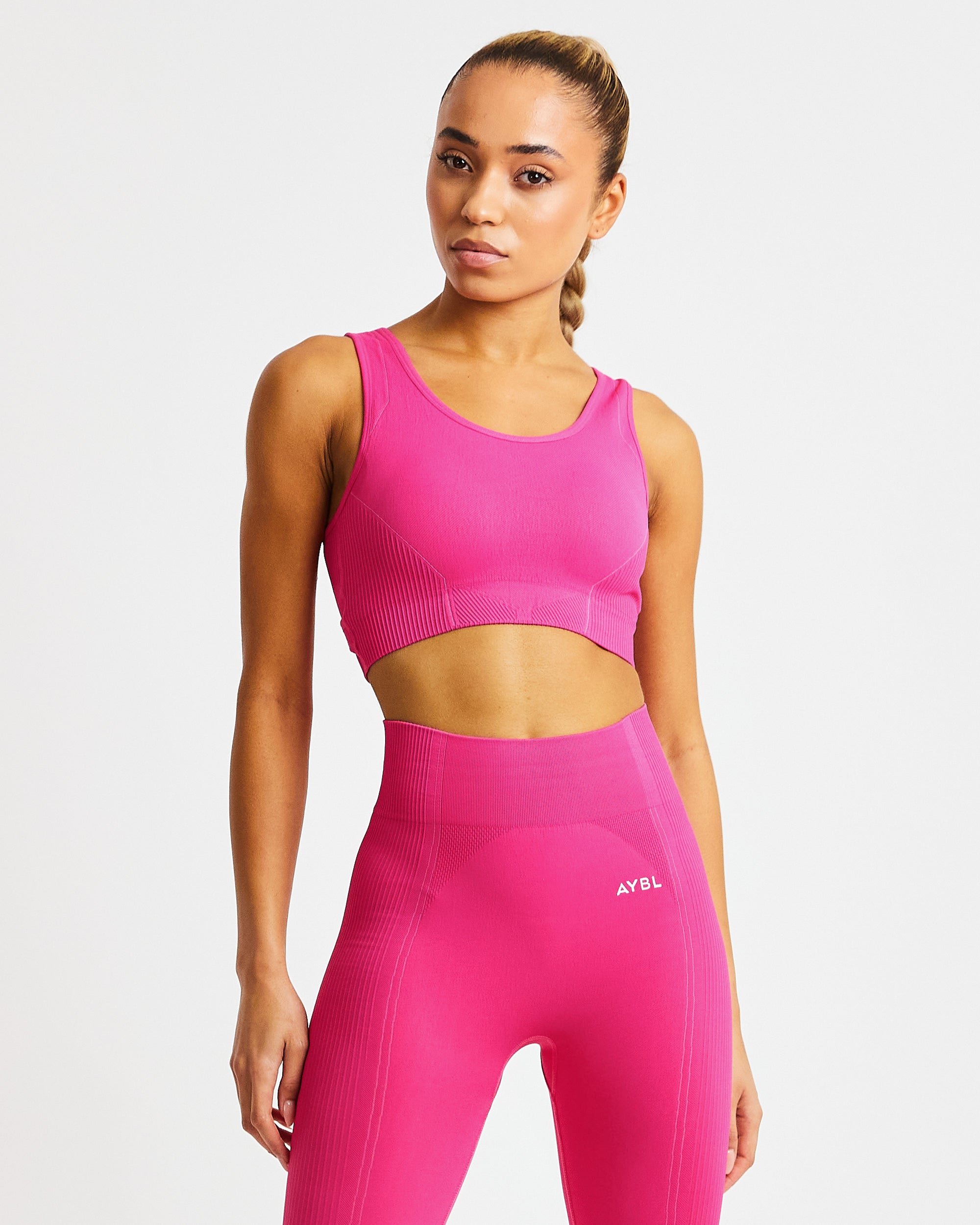 Reflex Seamless Sports Bra - Fuchsia Rosa