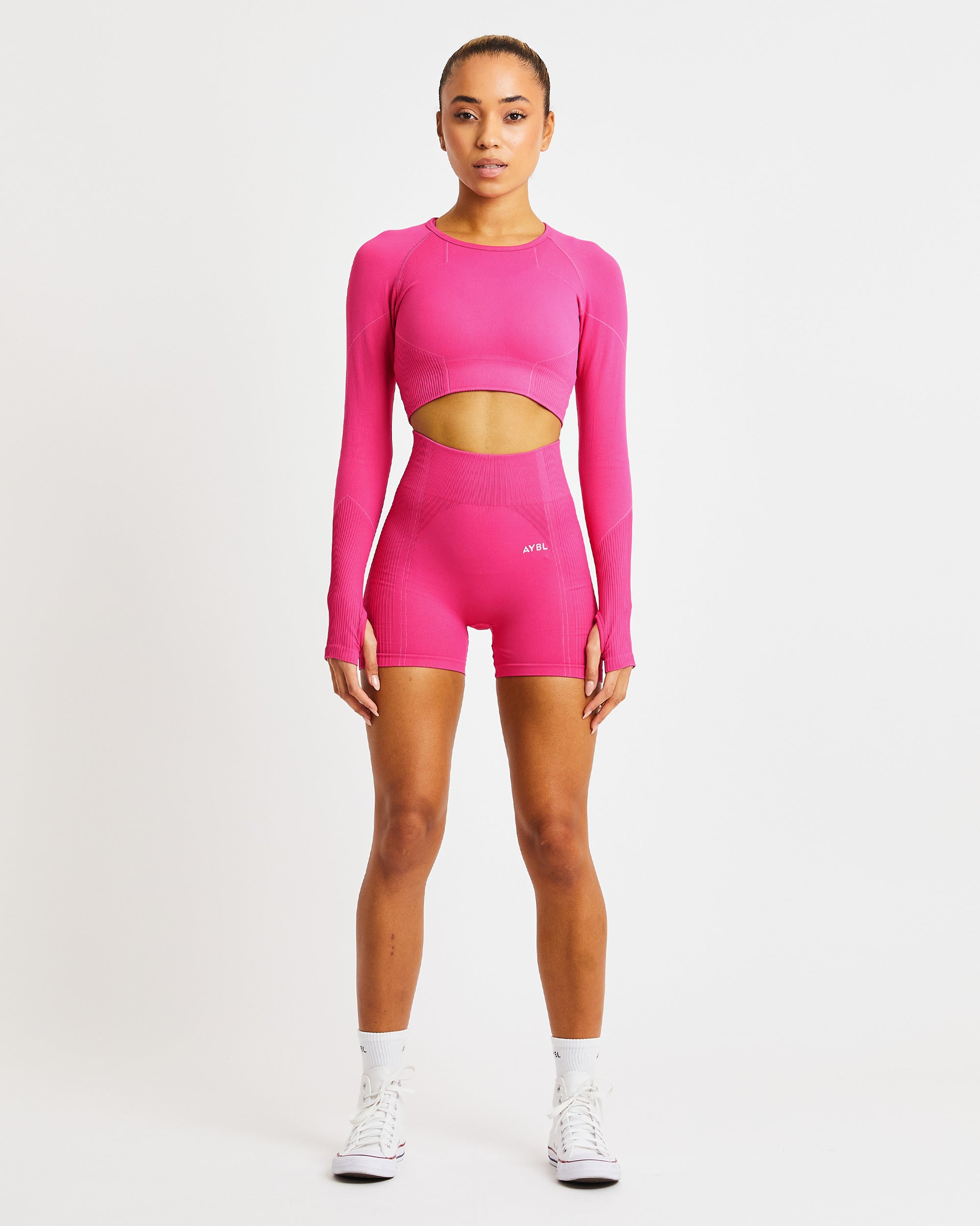 Reflex Seamless Shorts - Fuchsia Rosa