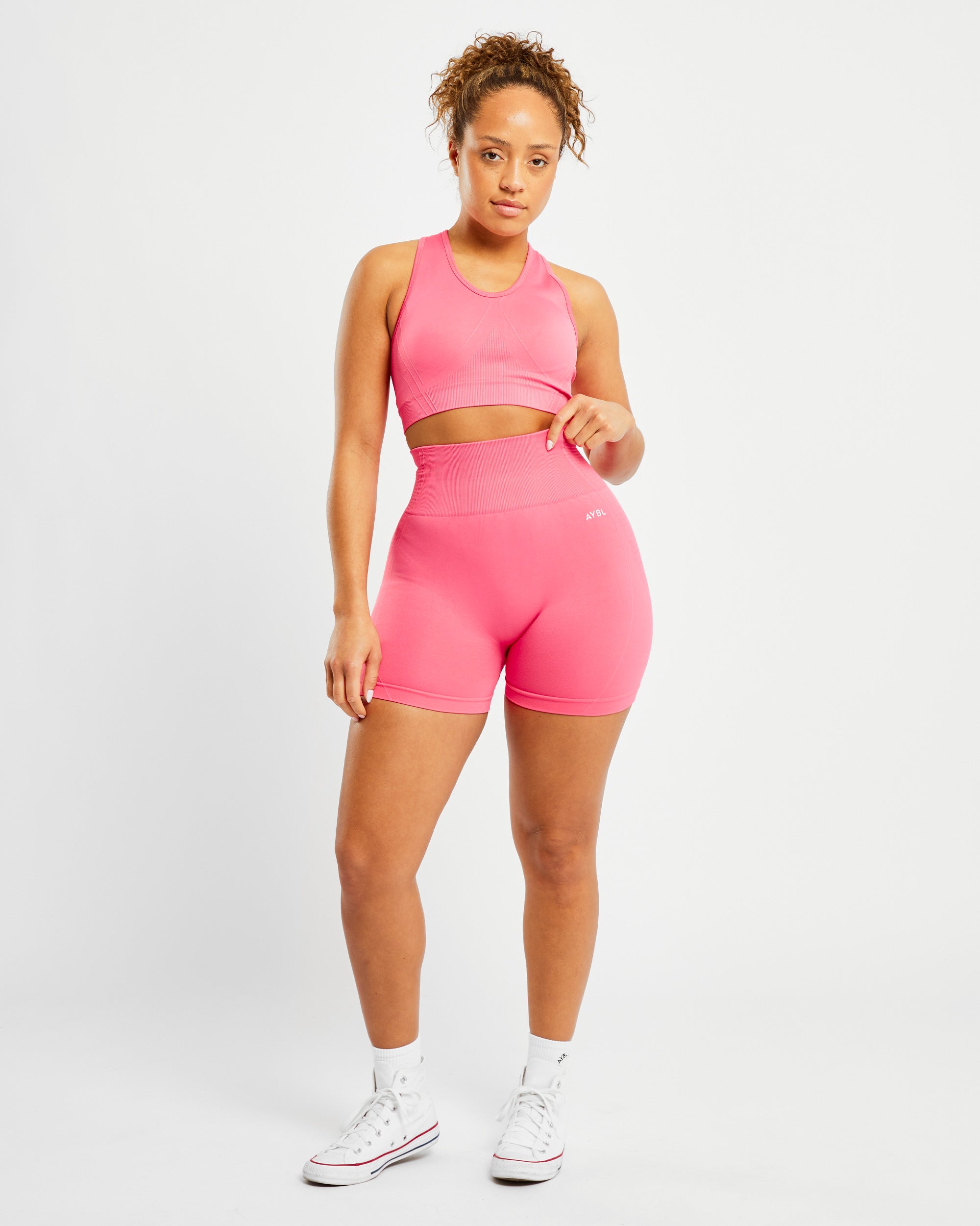 Balance V2 Seamless Shorts - Coral Rosa