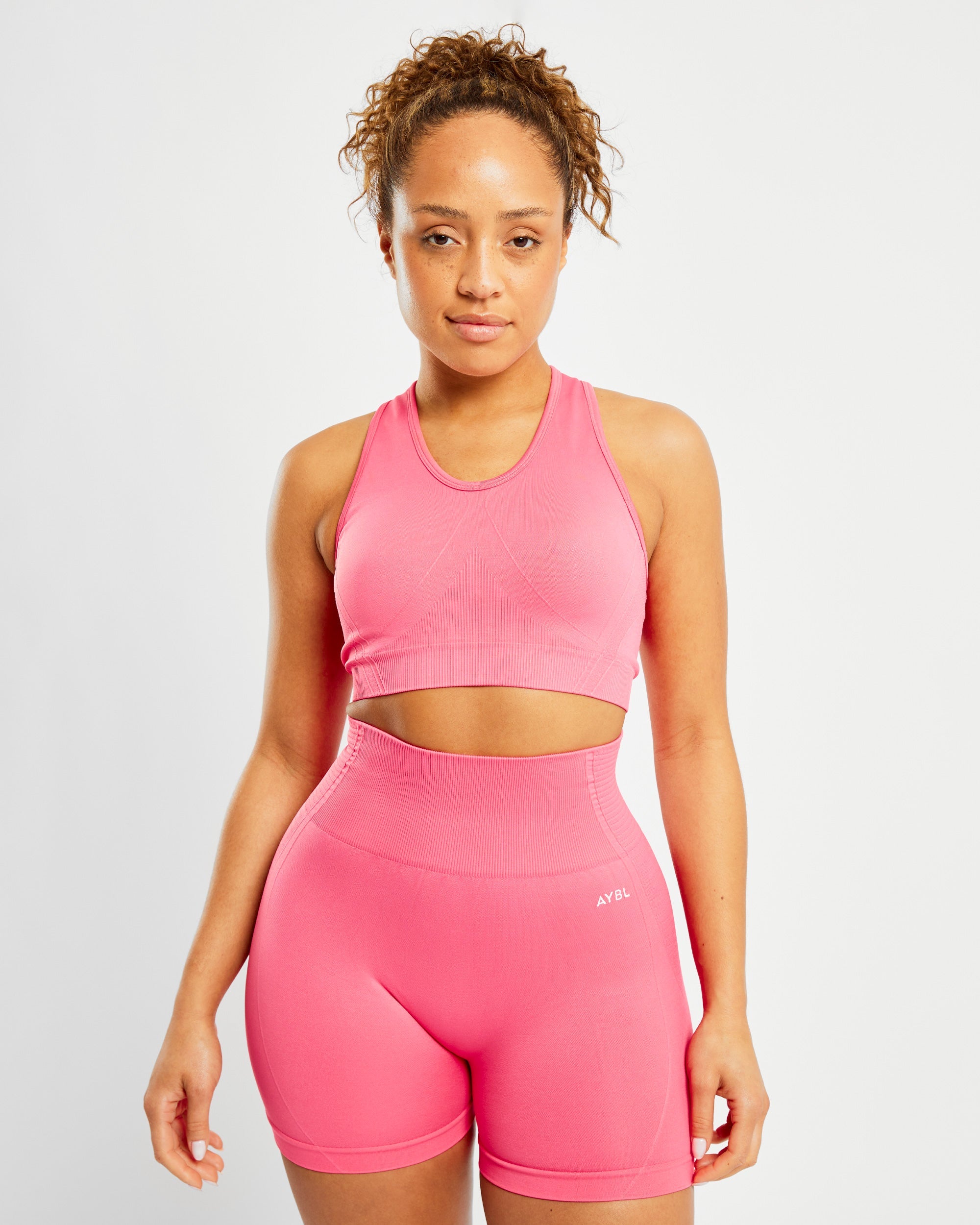 Balance V2 Seamless Sports Bra - Coral Rosa