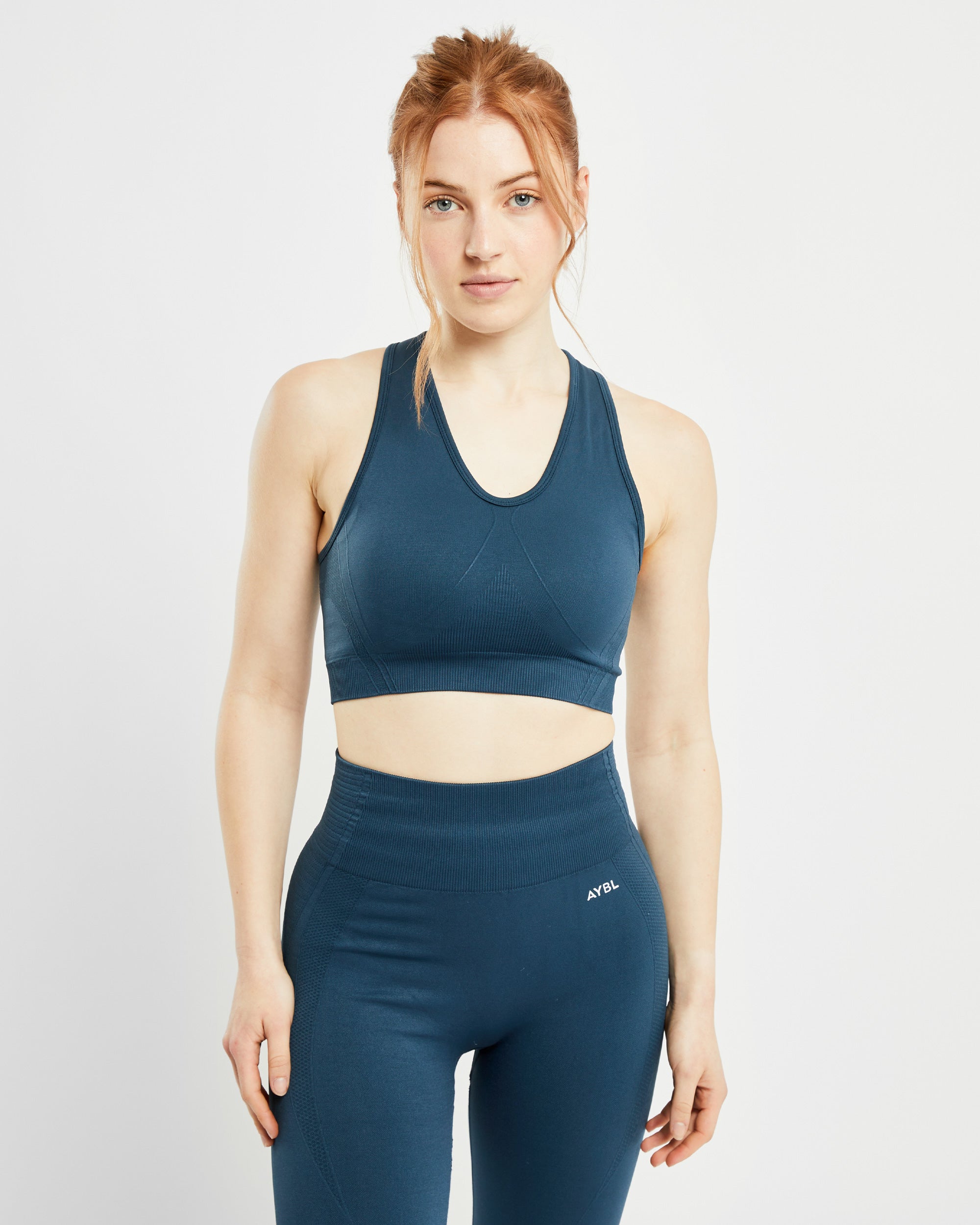 Balance V2 Seamless Sports Bra - Marine Blau