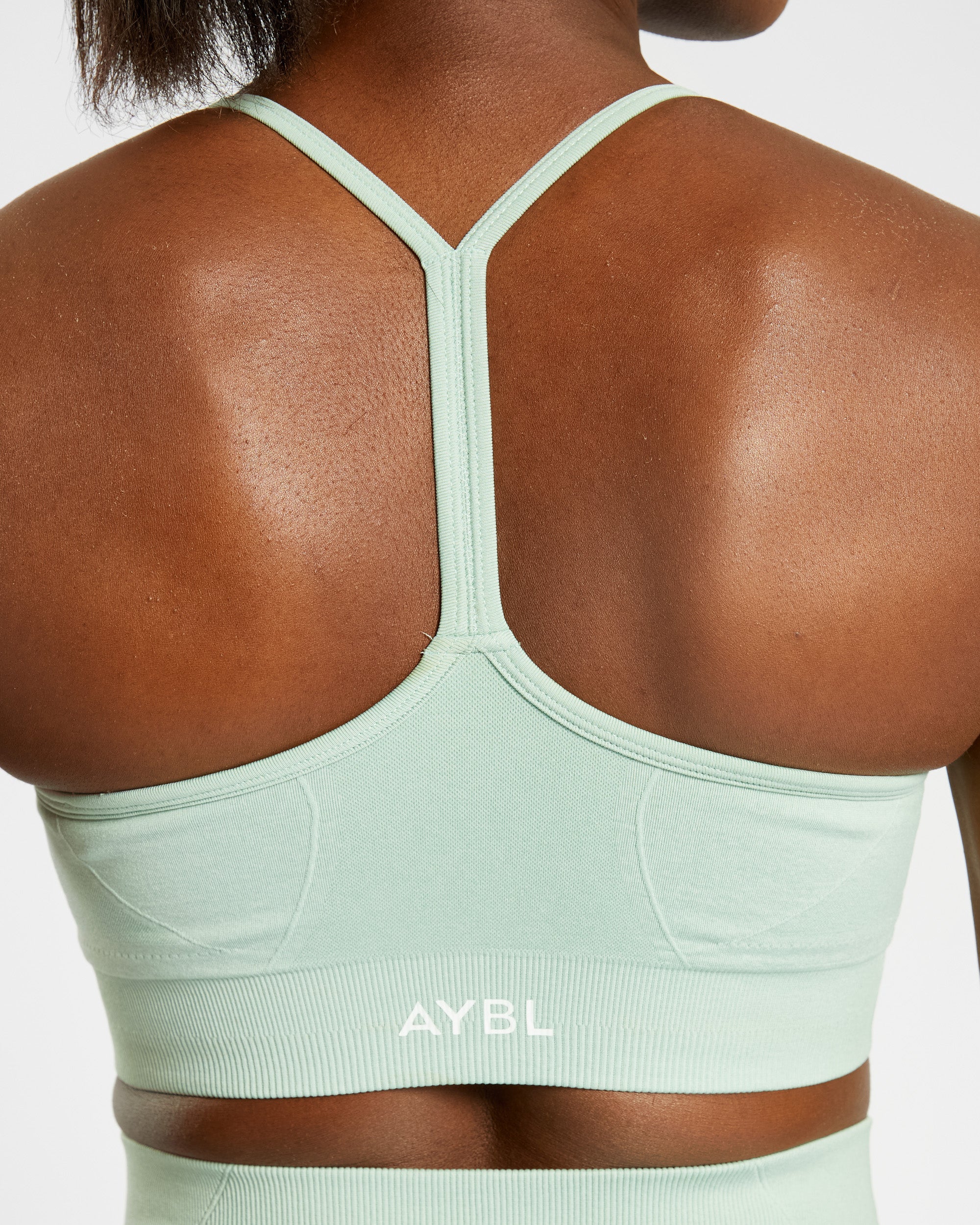 Empower Seamless Sports Bra - Spring Grün Marl