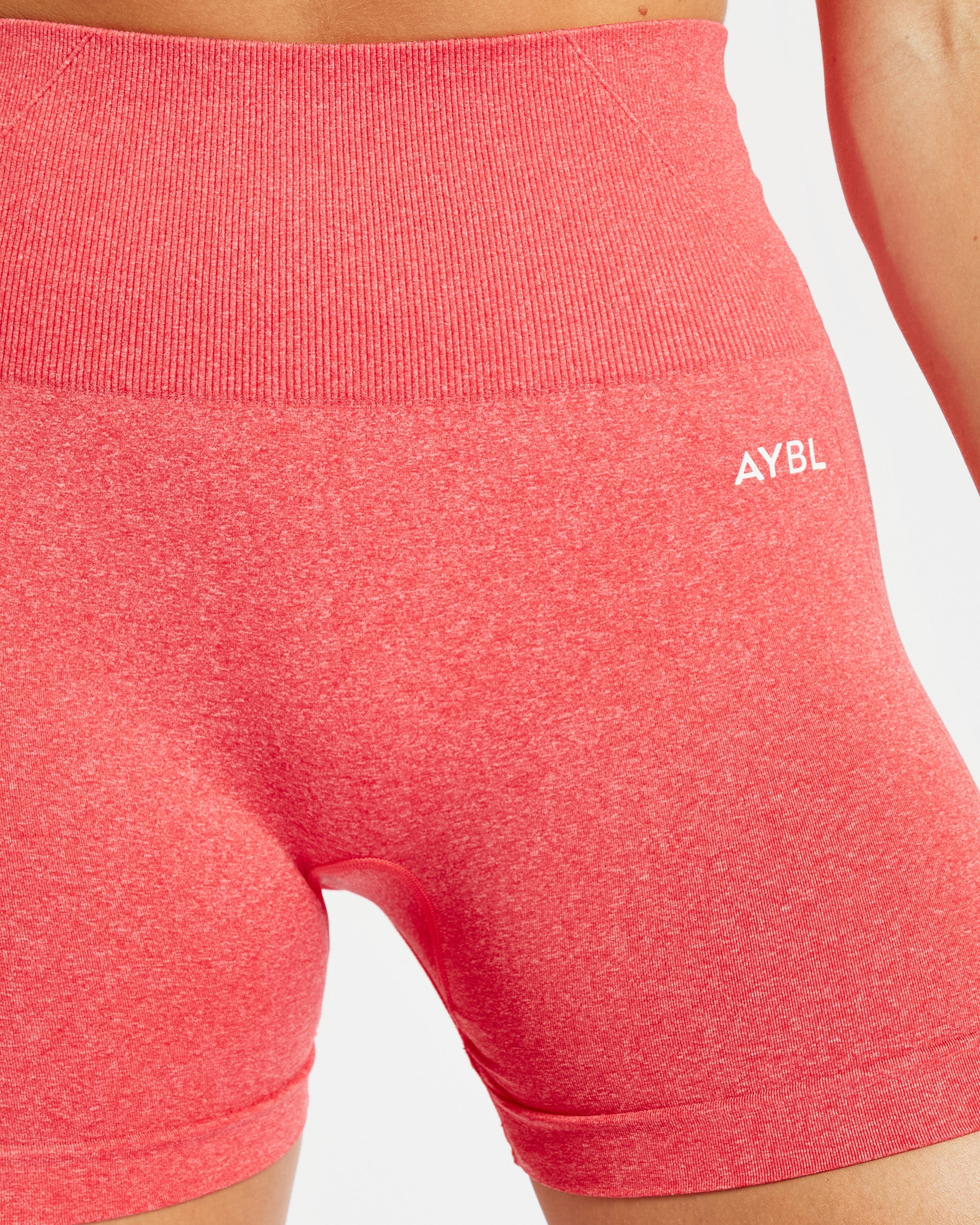 Empower Seamless Shorts - Coral Rot Marl