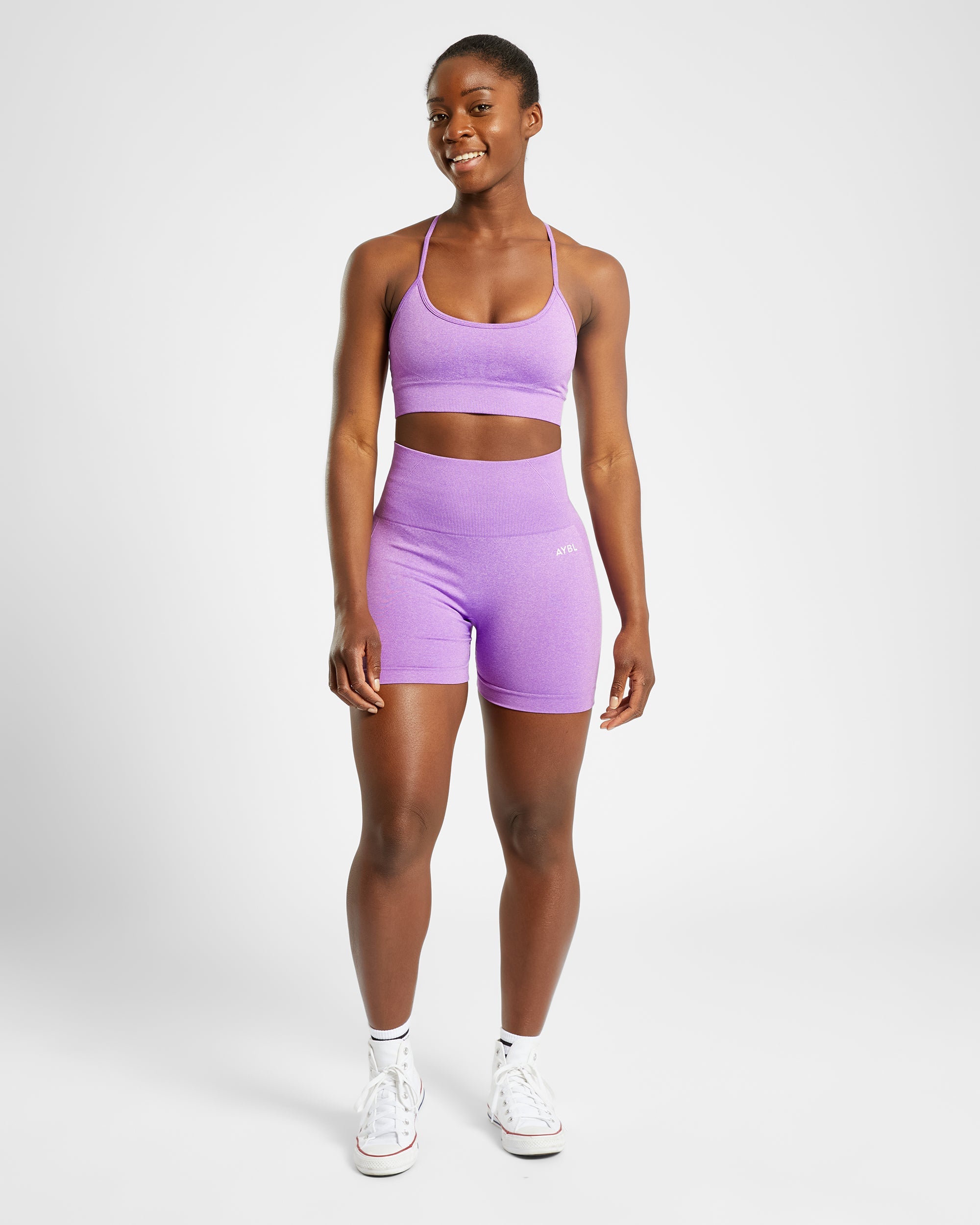 Empower Seamless Sports Bra - Lila Marl