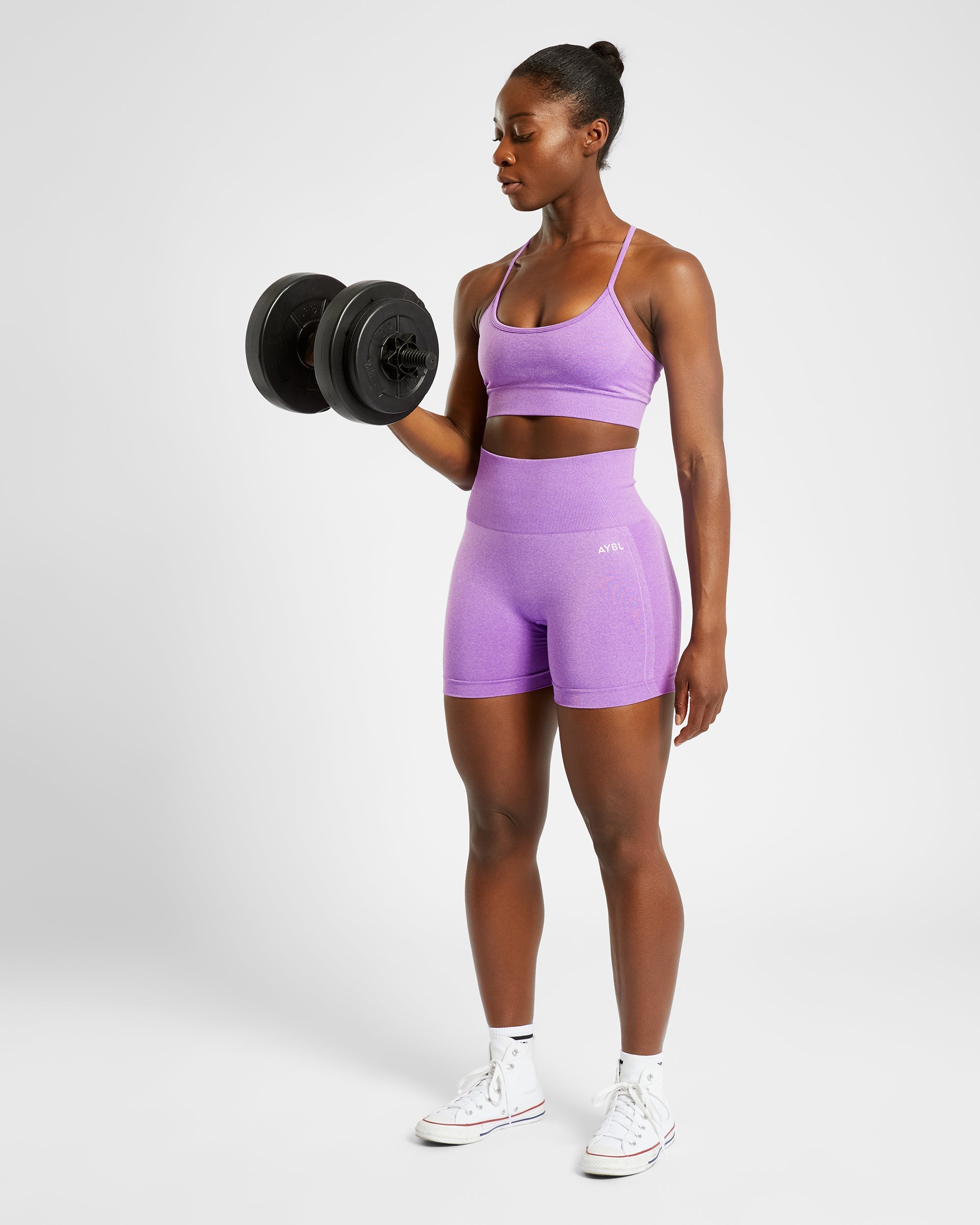 Empower Seamless Sports Bra - Lila Marl