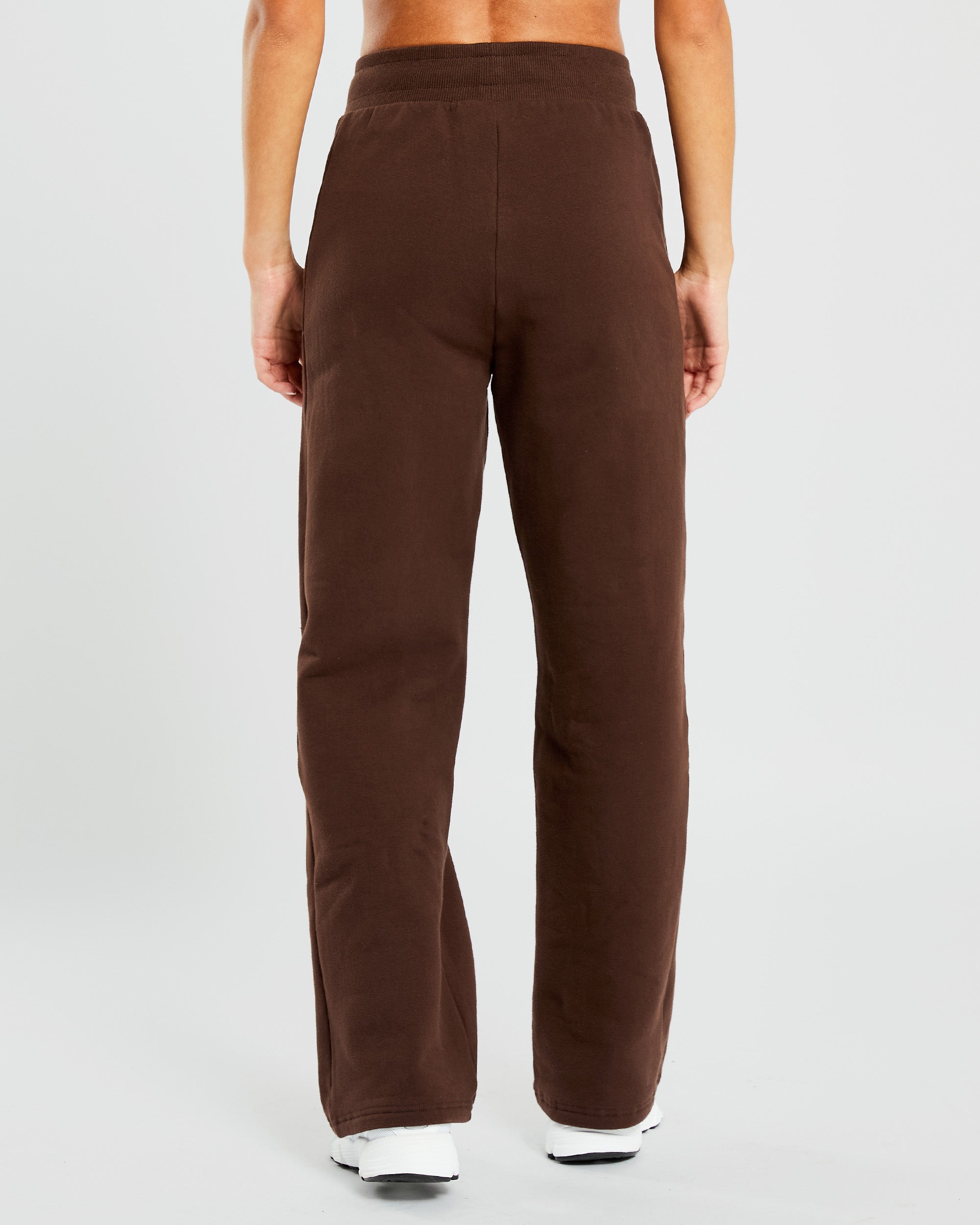 Everyday Relaxed Straight Leg Joggers - Braun