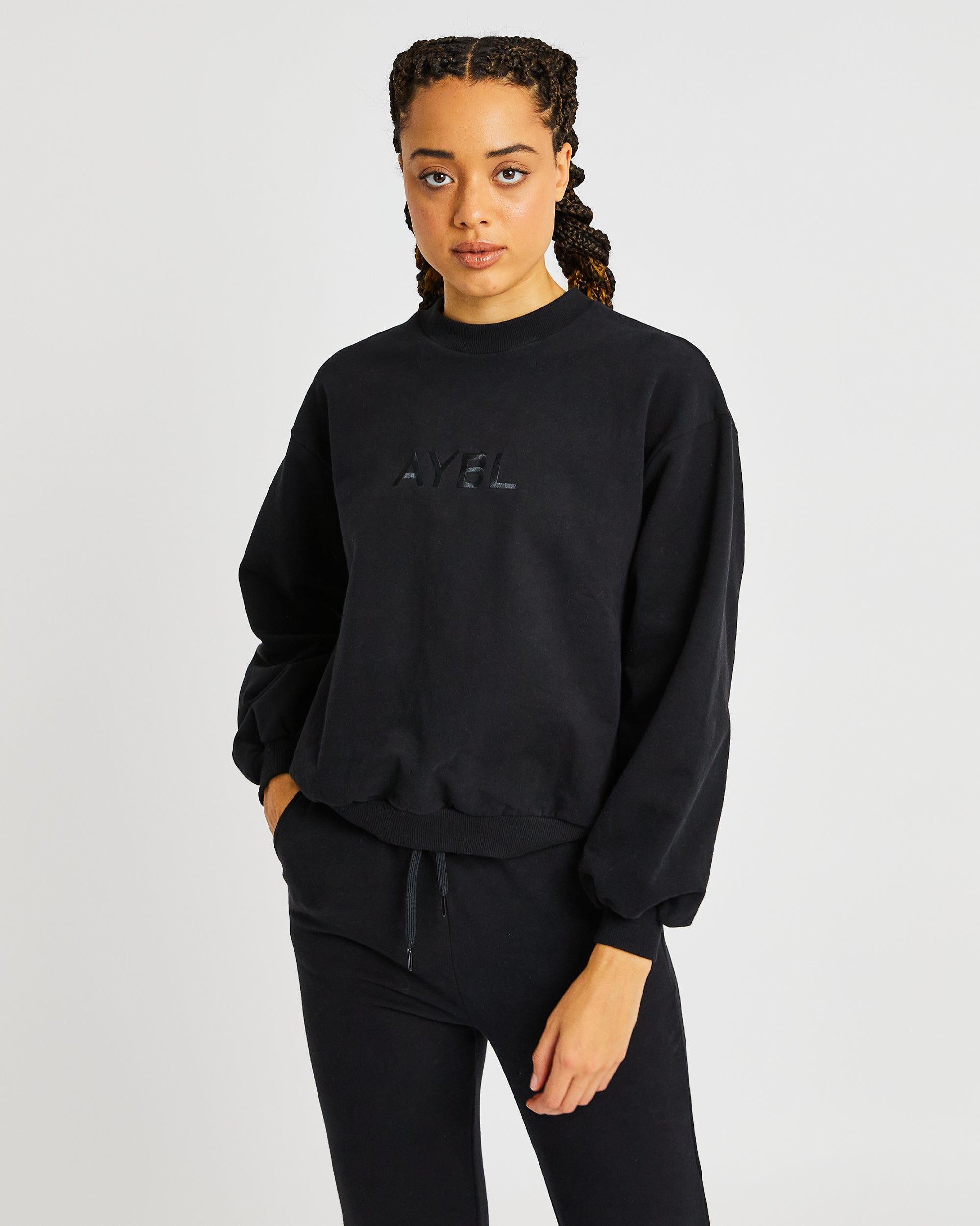 Everyday Relaxed Sweater - Schwarz